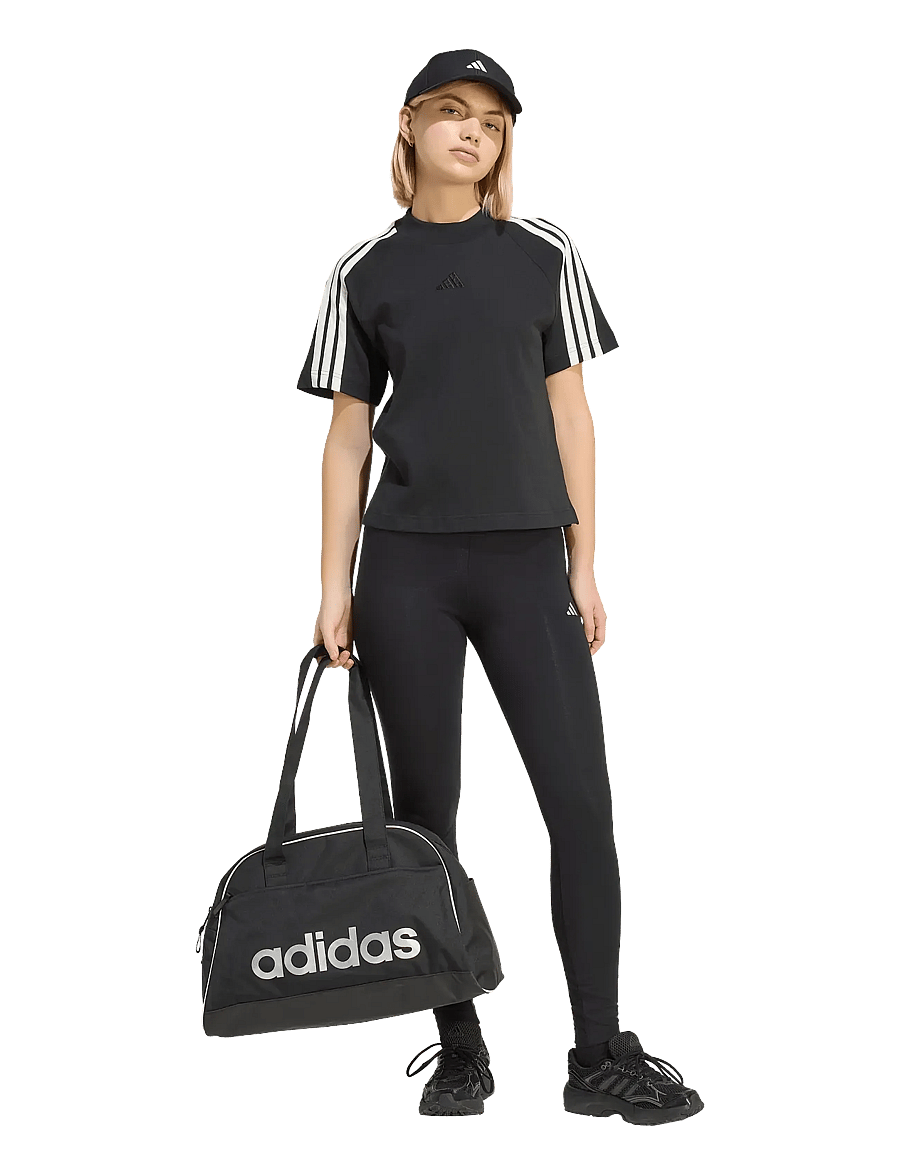 adidas Sportswear - W AK 3S TEE - t-shirts - black/owhite - 0