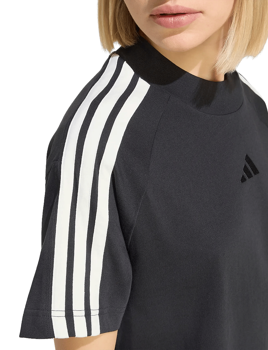 adidas Sportswear - W AK 3S TEE - t-shirts - black/owhite - 5