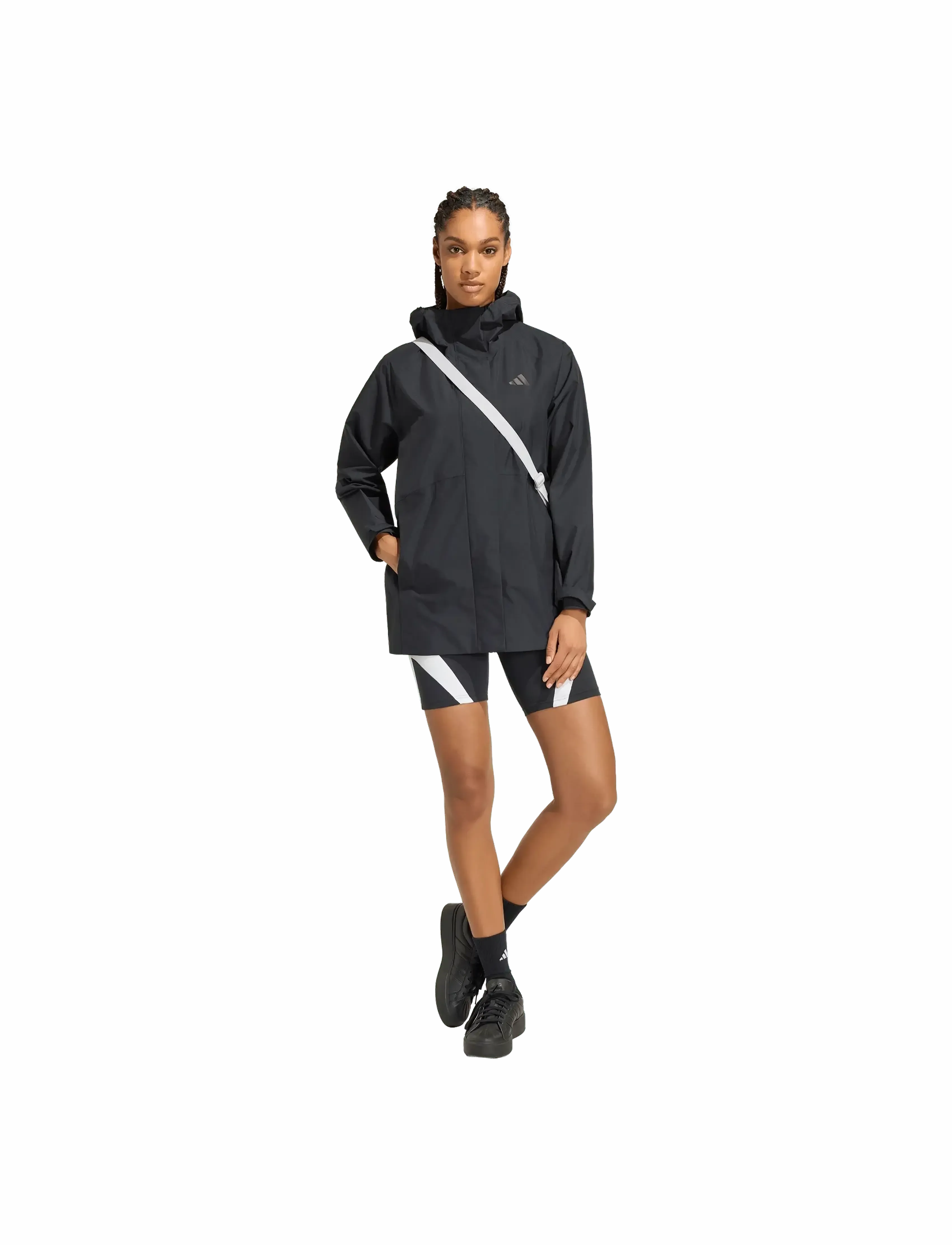 adidas Sportswear - W ESS RAIN PARK - parkasjackor - khasix - 4