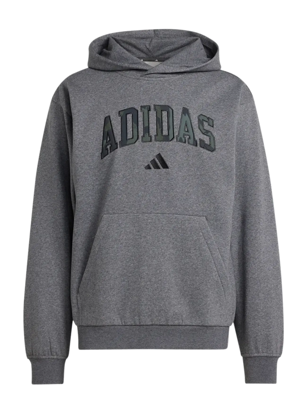 adidas Sportswear M CAMO PRINT HD - Kapuzenpullover - DGREYH/MULTCO / grey