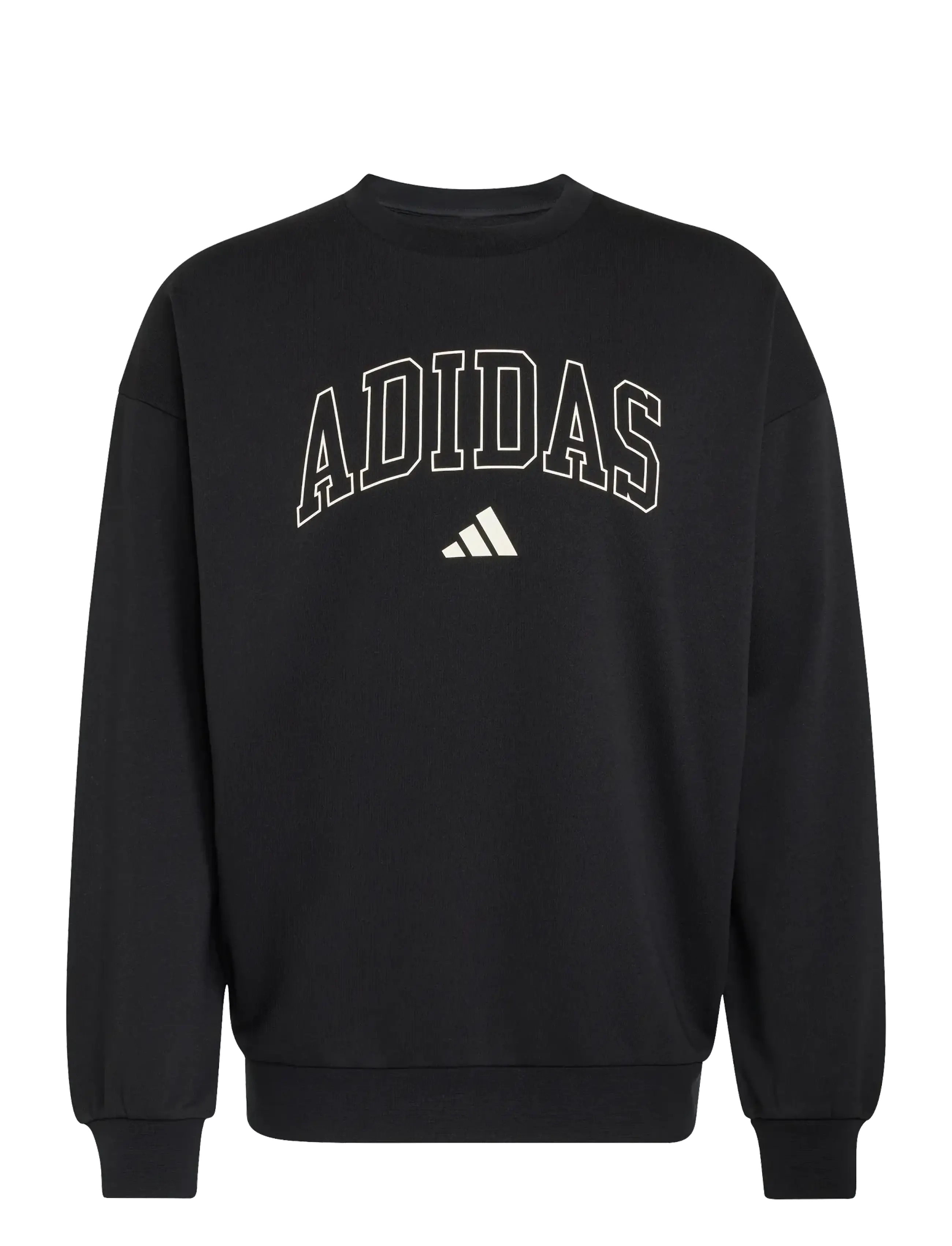 adidas Sportswear M COLL FT CRW - Sweatshirts - BLACK/OWHITE / black