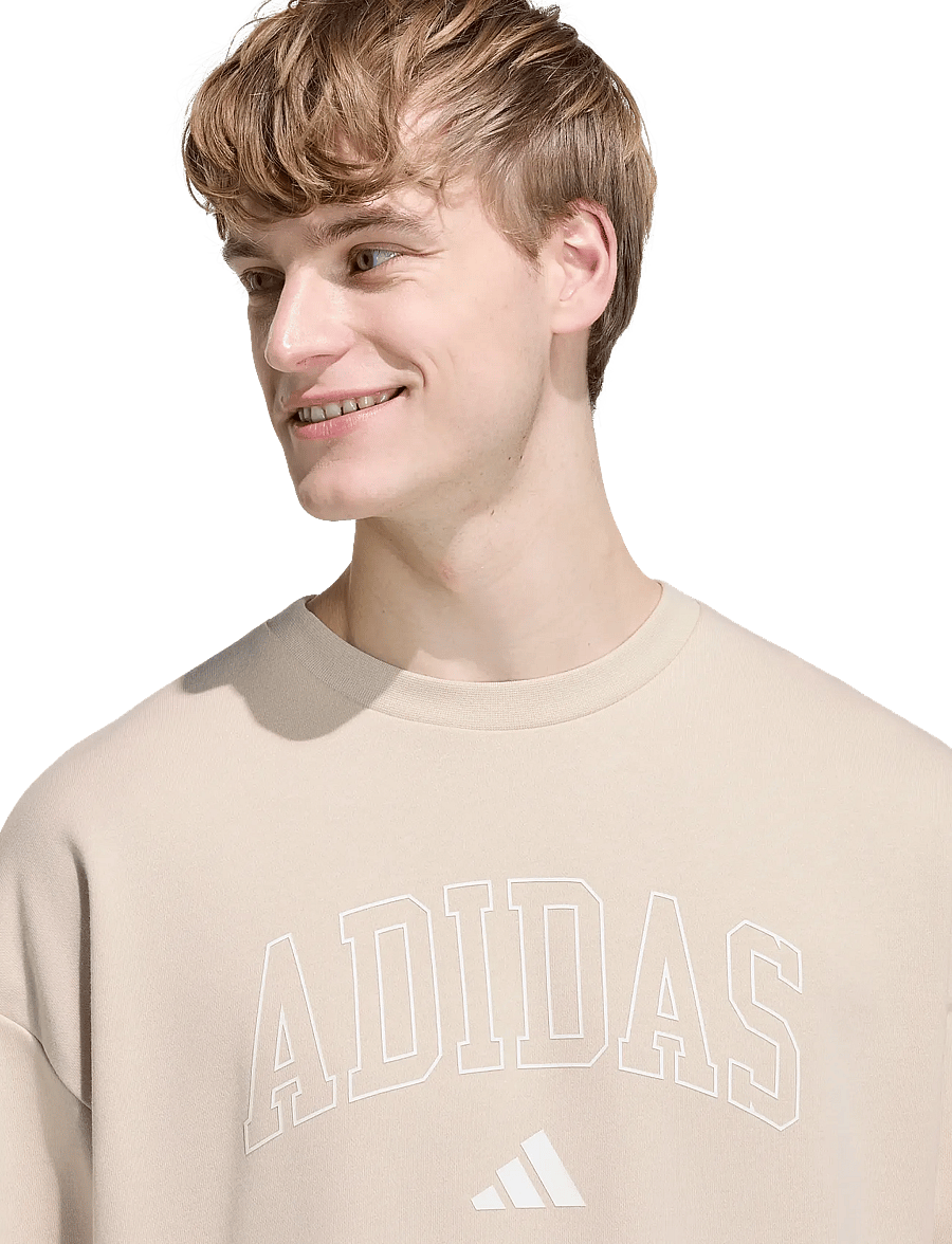 adidas Sportswear - M COLL FT CRW - alussärgid - crli/ivory - 4