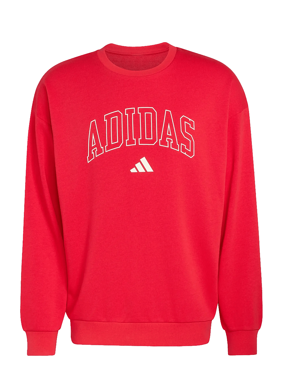 adidas Sportswear - M COLL FT CRW - oberteile - purrub/ivory - 1