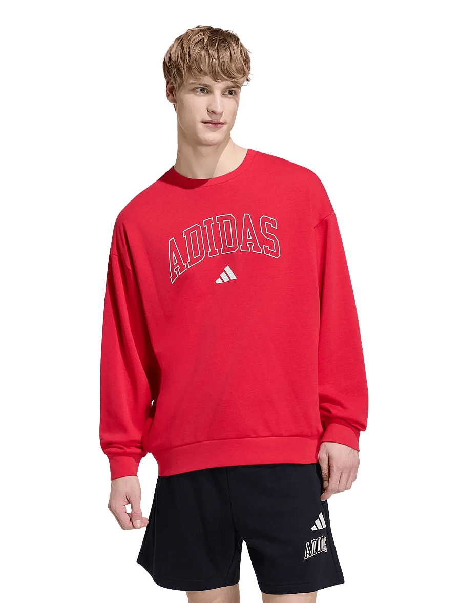 adidas Sportswear - M COLL FT CRW - oberteile - purrub/ivory - 0