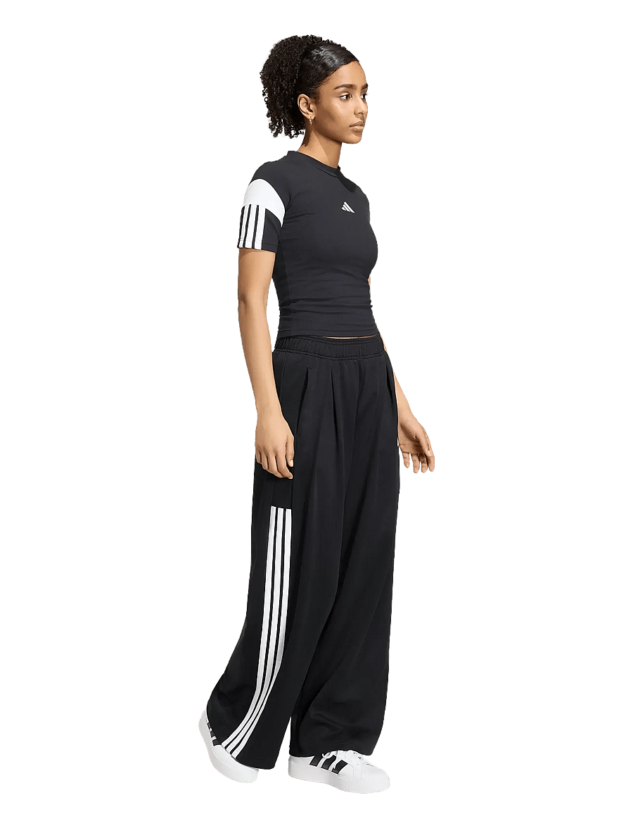 adidas Sportswear - W TIRO TOP - t-shirts - black/white - 3