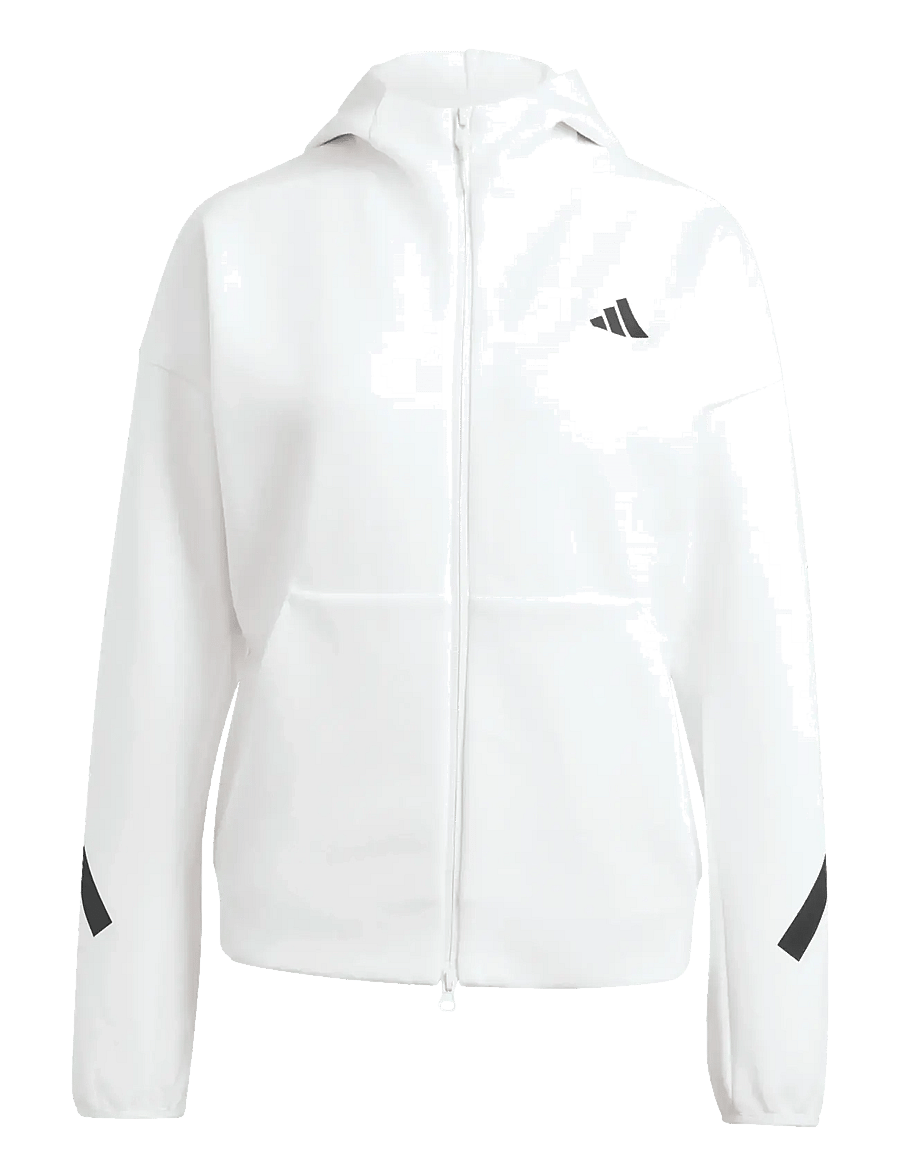 adidas Sportswear - W Z.N.E. FZ - overdele - white - 1