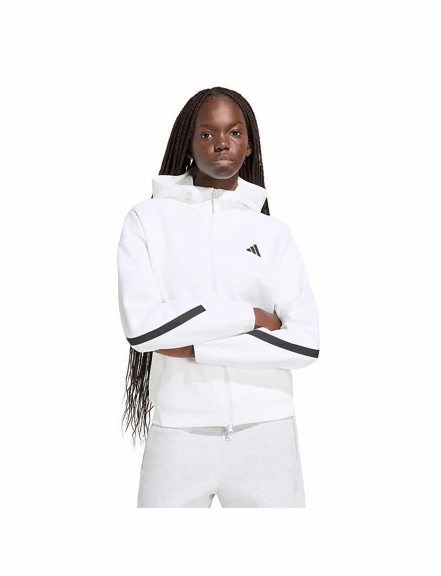 adidas Sportswear - W Z.N.E. FZ - overdele - white - 2