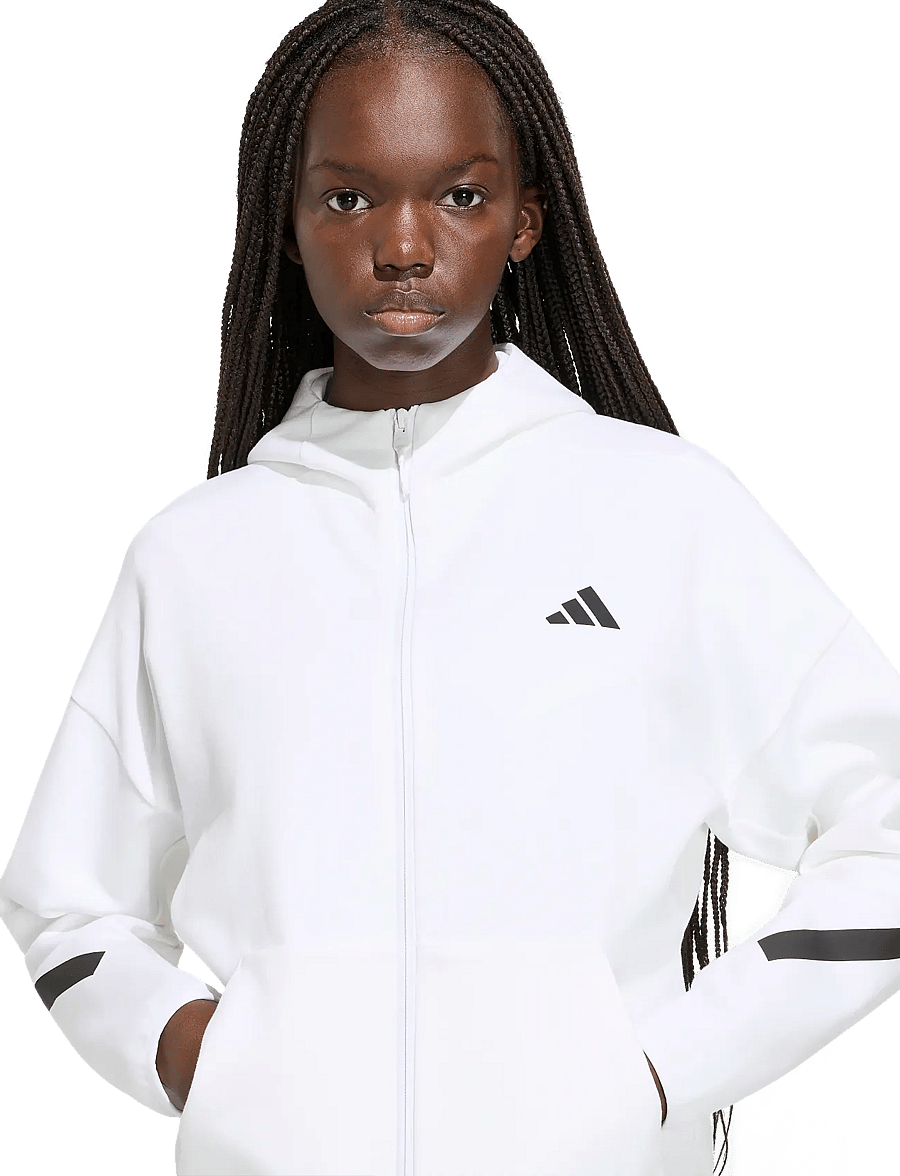 adidas Sportswear - W Z.N.E. FZ - overdele - white - 5
