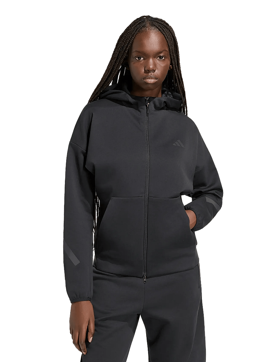 adidas Sportswear - W Z.N.E. FZ - overdele - black - 2