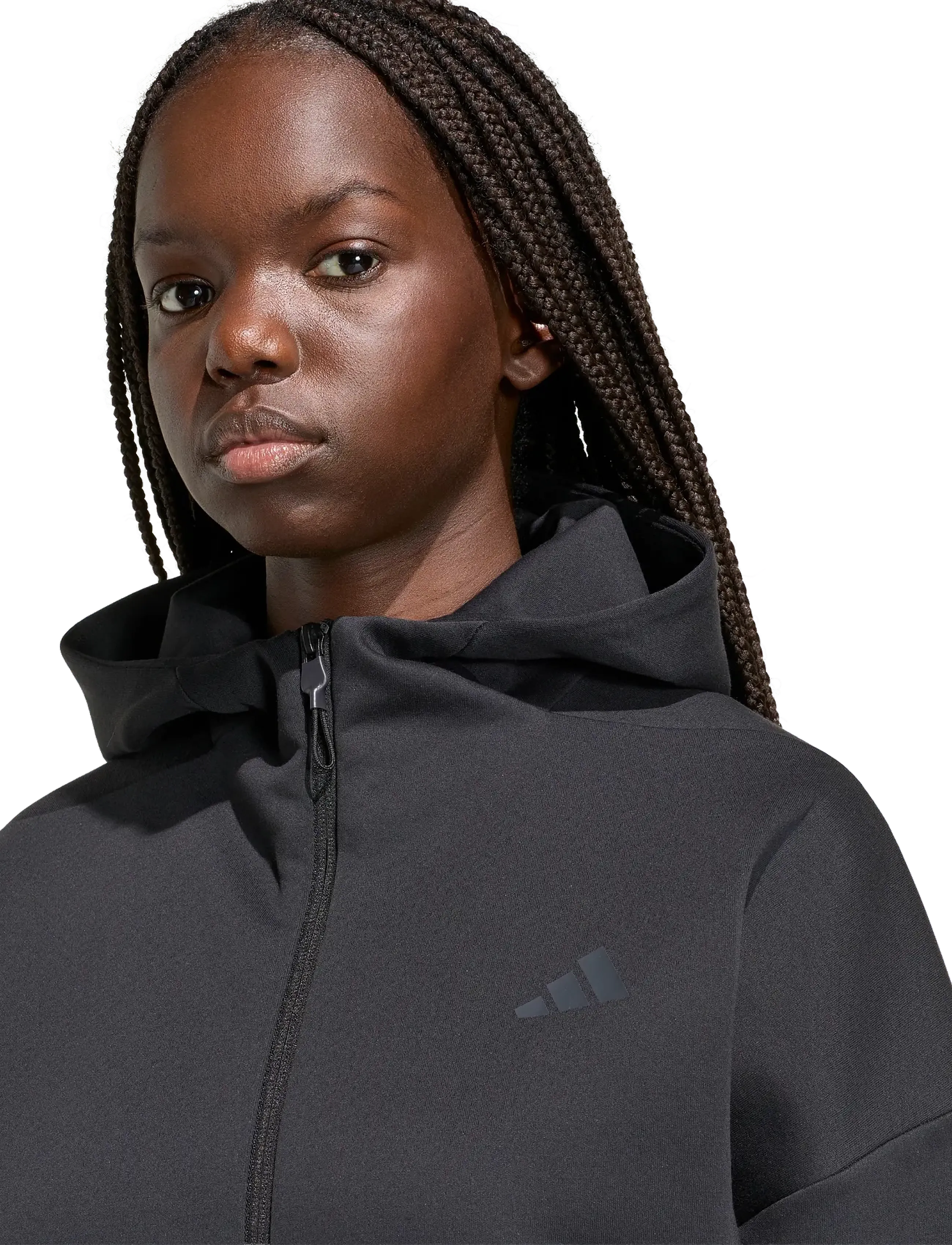 adidas Sportswear - W Z.N.E. FZ - overdele - black - 4