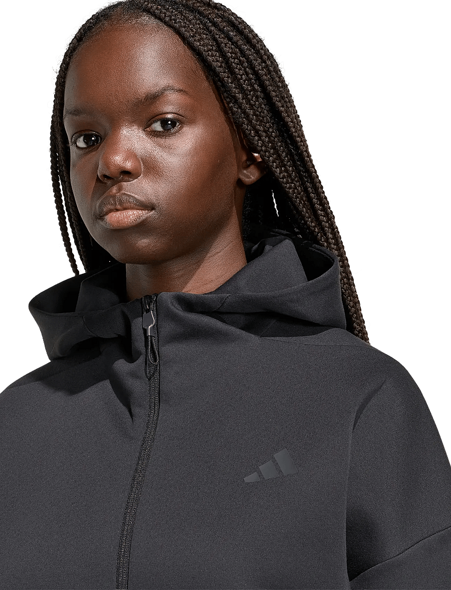 adidas Sportswear - W Z.N.E. FZ - overdele - black - 4
