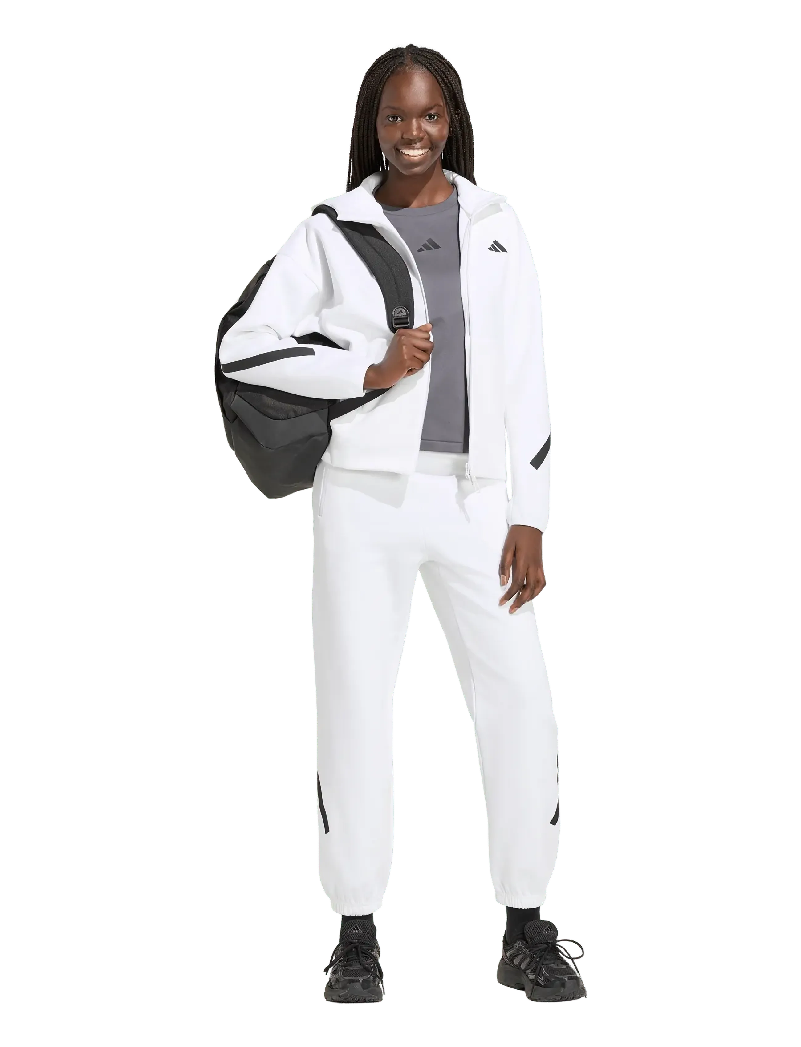 adidas Sportswear W Z.N.E. PT - Treningsbukser - WHITE / white