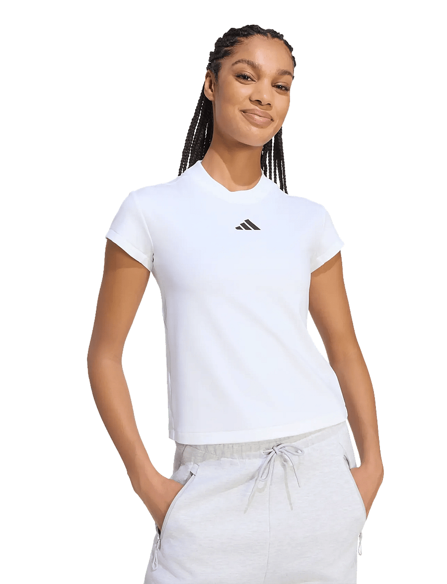 adidas Sportswear - W Z.N.E. BB TEE - t-shirts - white - 3