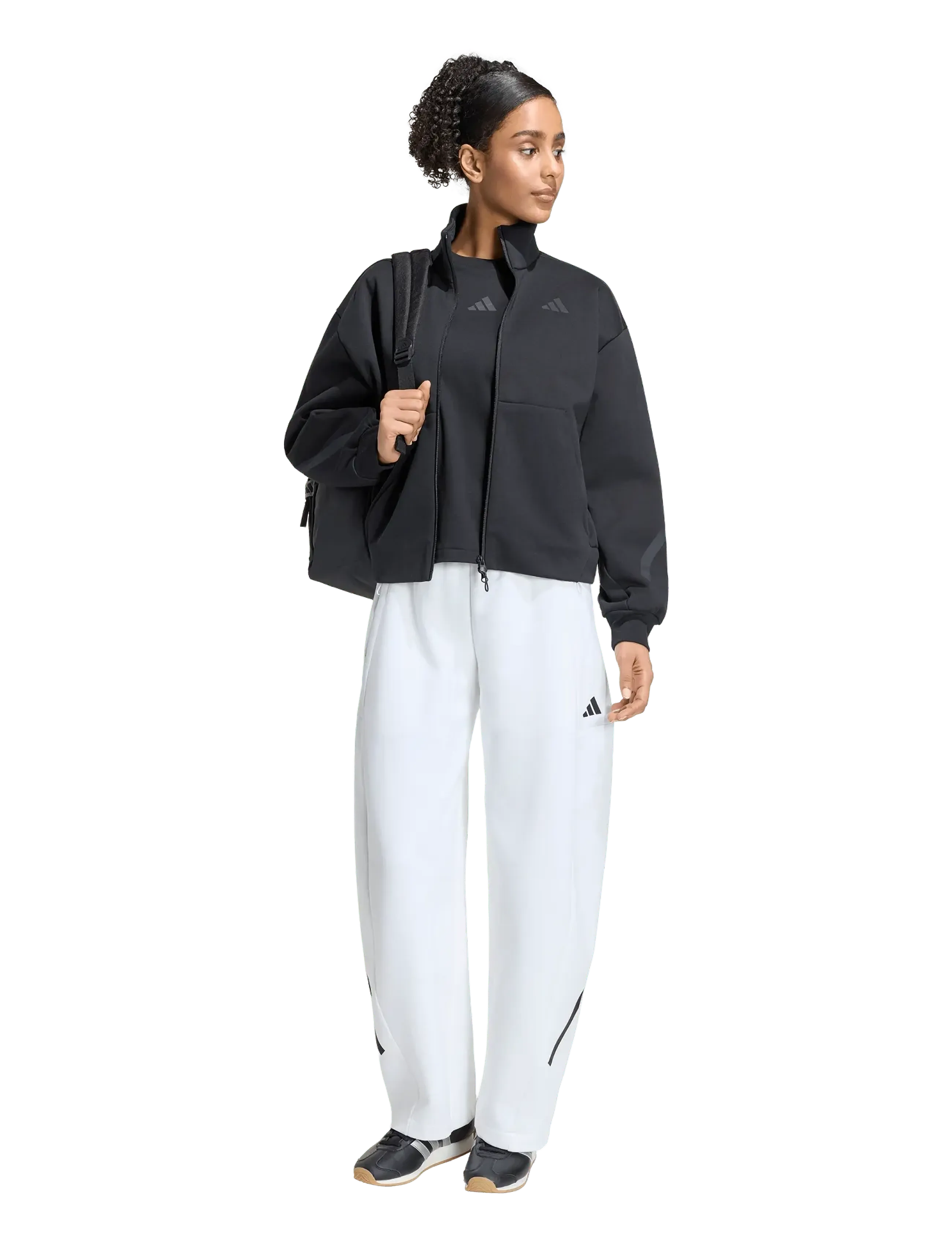 adidas Sportswear - W Z.N.E. TT - training jackets - black - 2