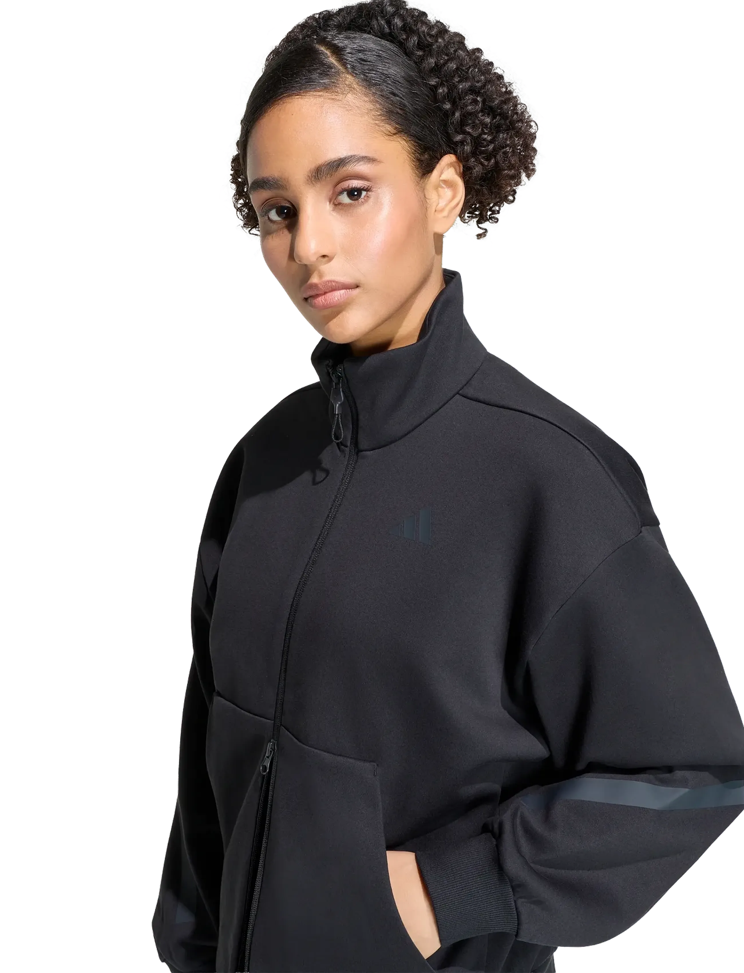 adidas Sportswear - W Z.N.E. TT - training jackets - black - 3