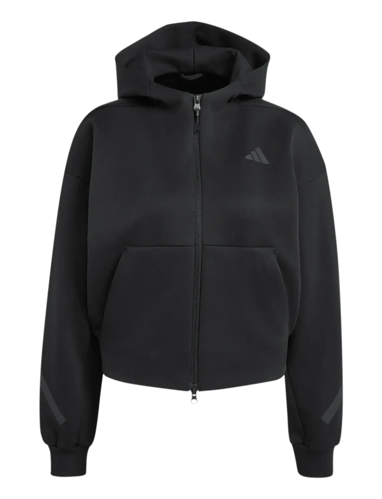 adidas Sportswear W Z.N.E. CR FZ - Huvtröjor - BLACK / black