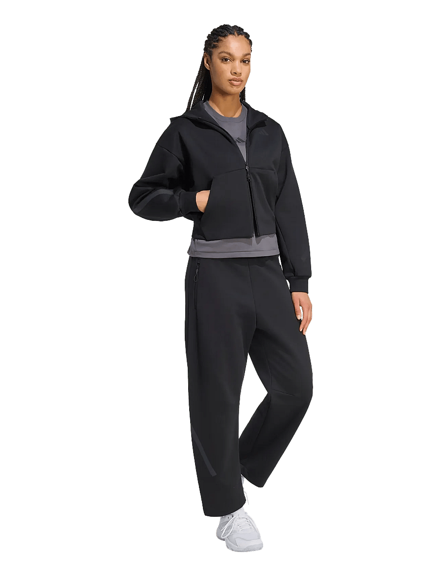 adidas Sportswear - W Z.N.E. CR FZ - overdele - black - 0