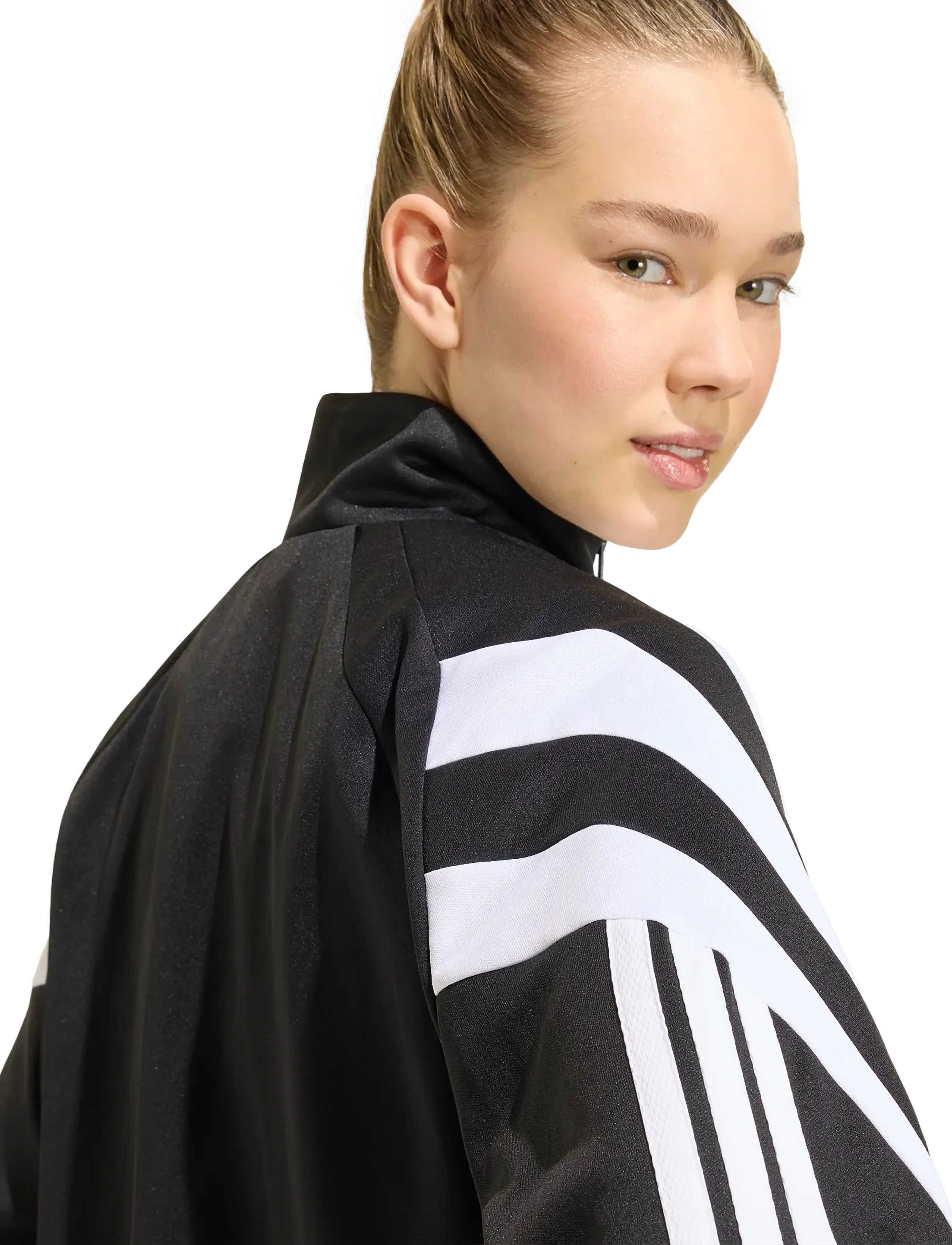 adidas Sportswear - W TIRO LO TT - träningsjackor - black/white - 3