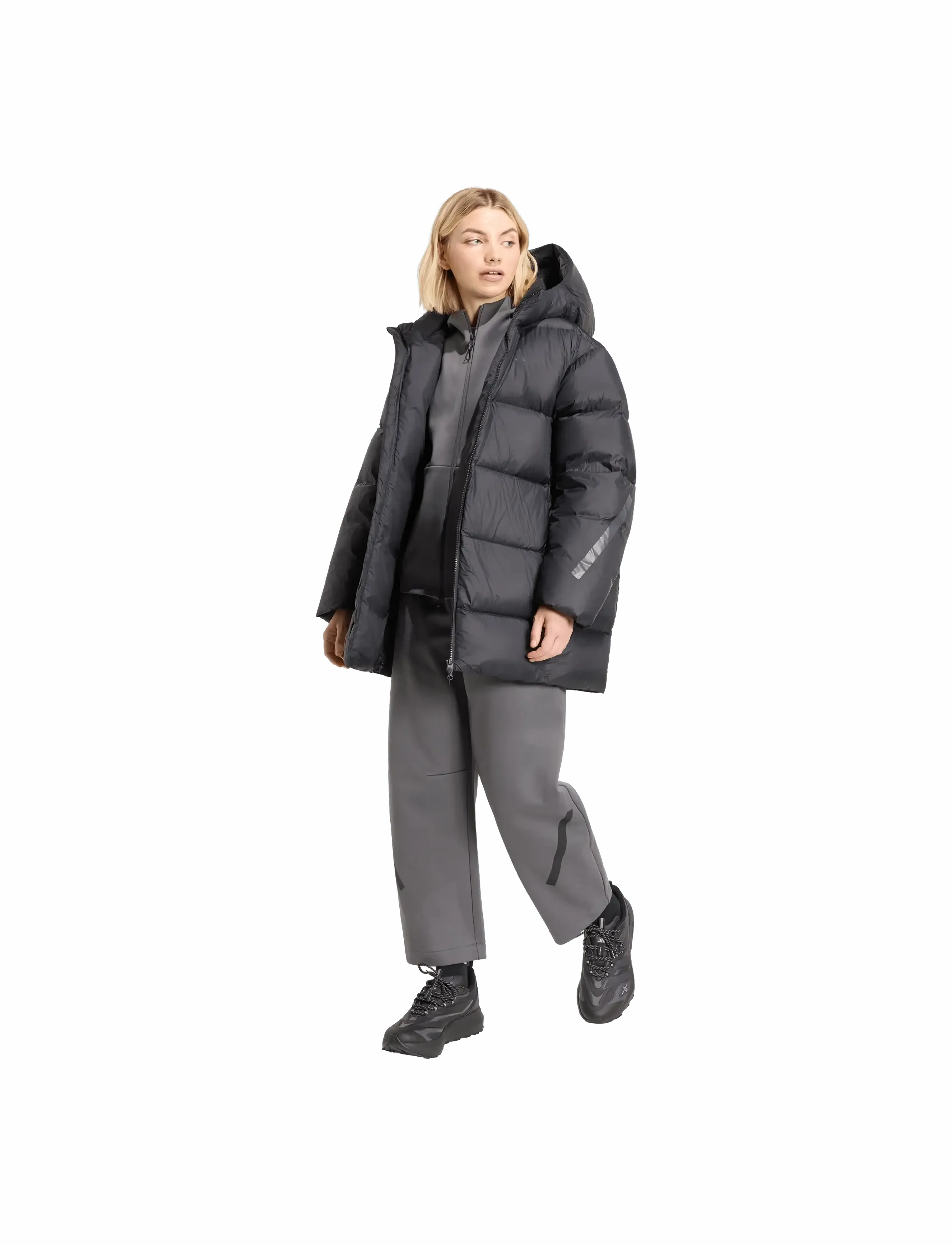 adidas Sportswear - W Z.N.E. PARKA - black - 0