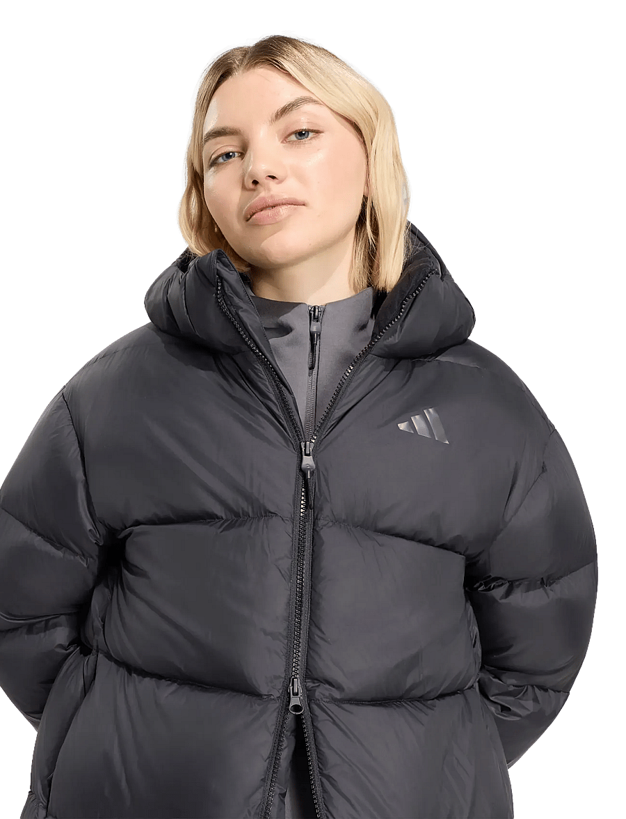 adidas Sportswear - W Z.N.E. PARKA - outdoor jackets - black - 3
