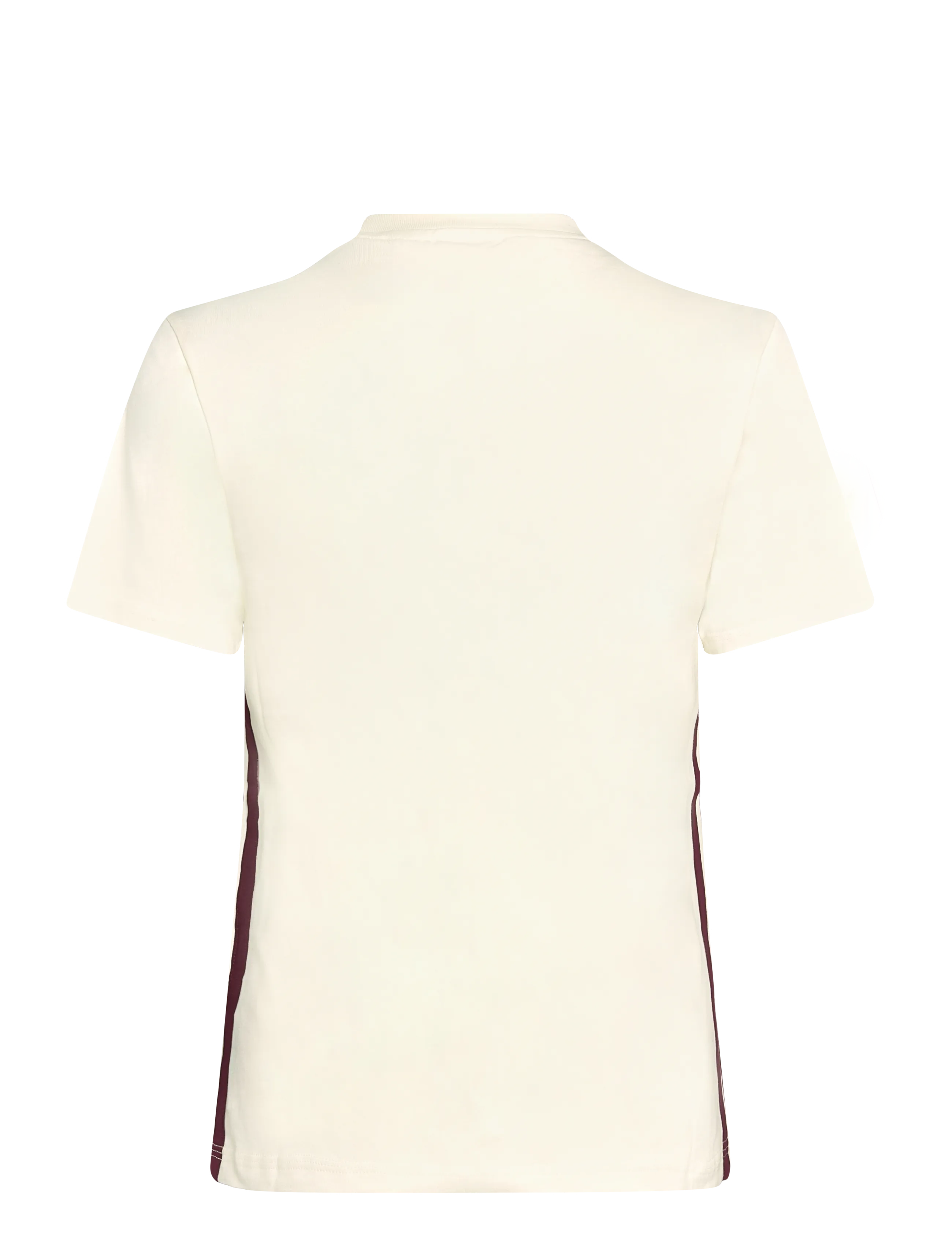 adidas Sportswear - W 3S SJ T - t-shirts - ivory/maroon - 1