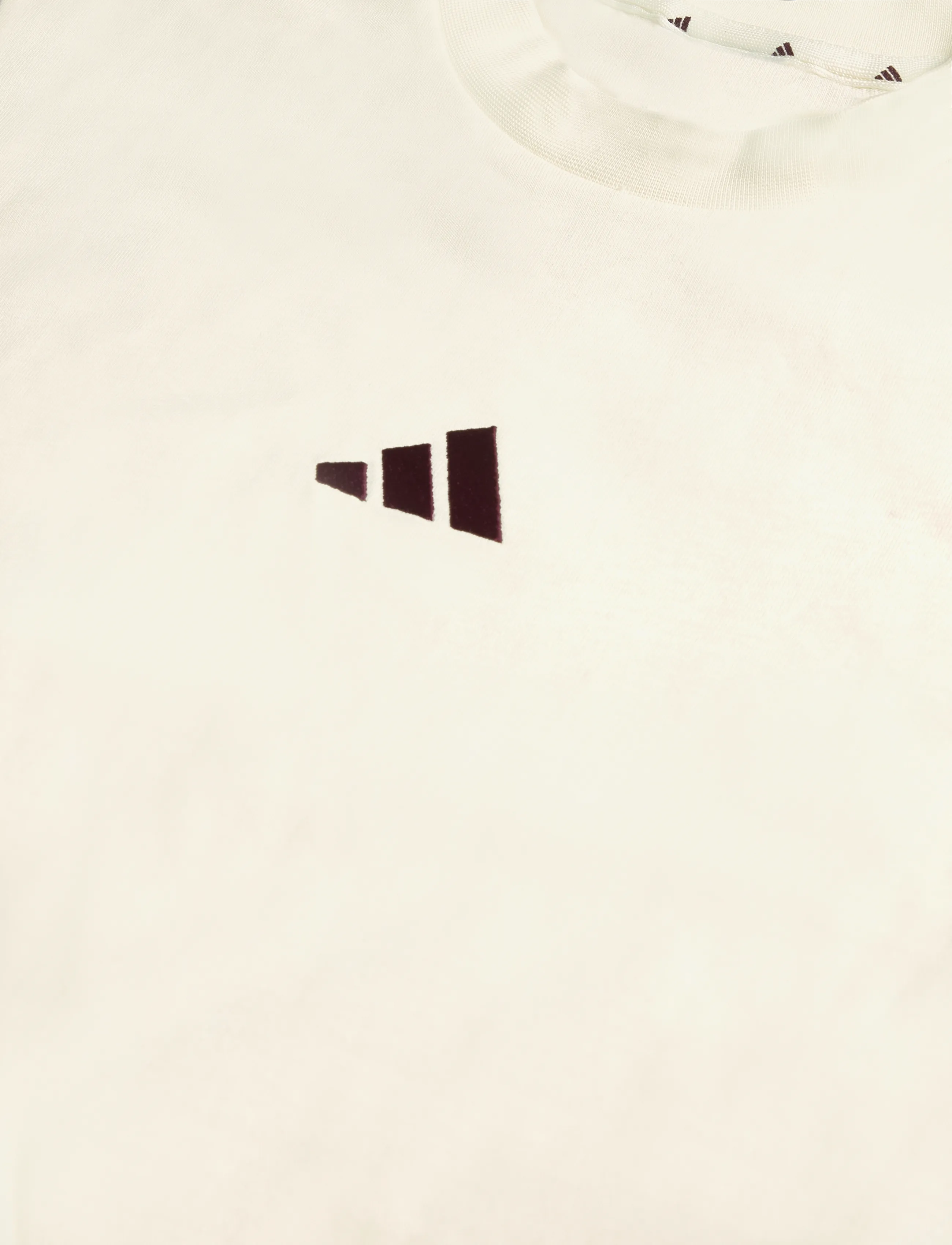 adidas Sportswear - W 3S SJ T - t-shirts - ivory/maroon - 2