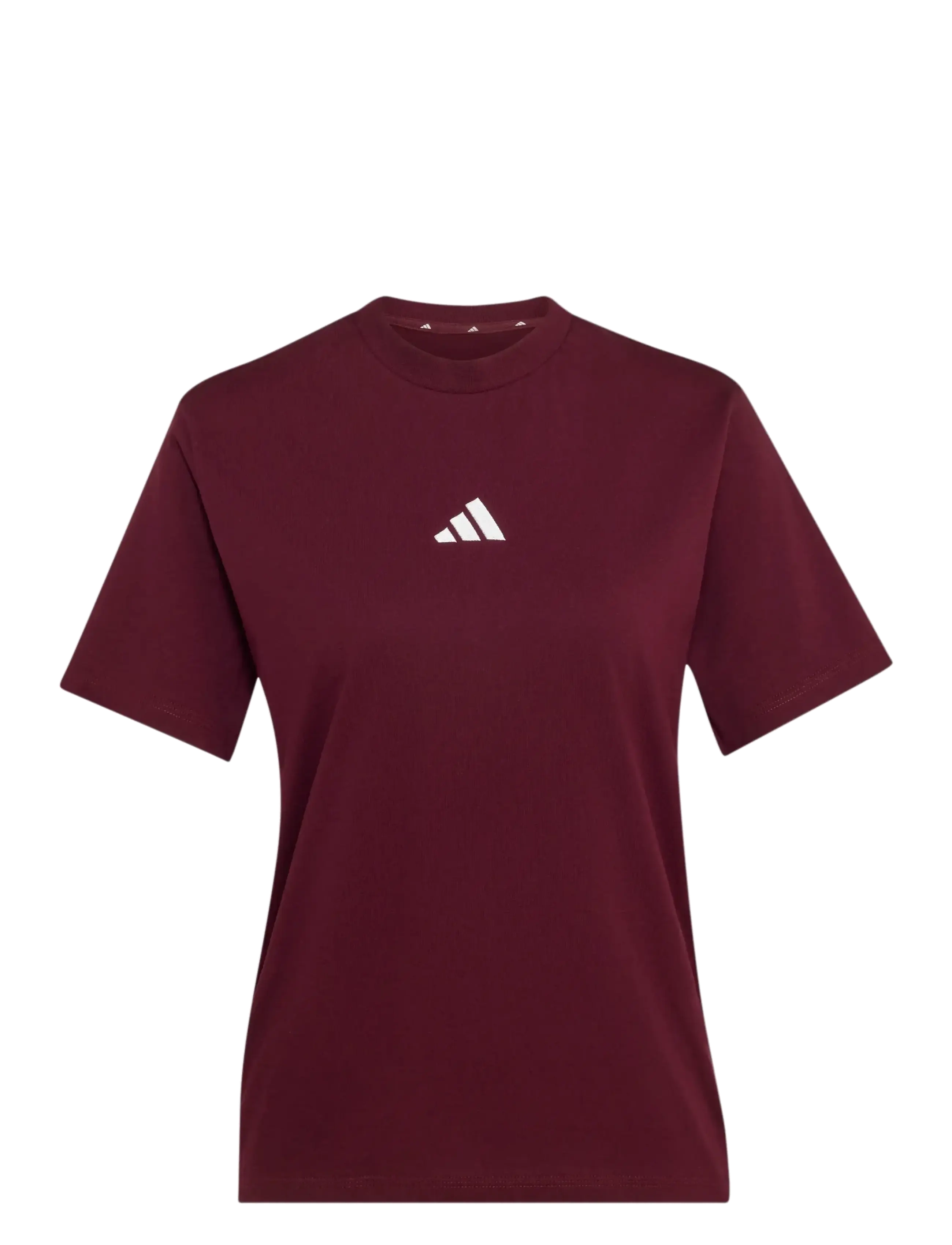 adidas Sportswear W 3S SJ T - Kläder - MAROON/WHITE / burgundy