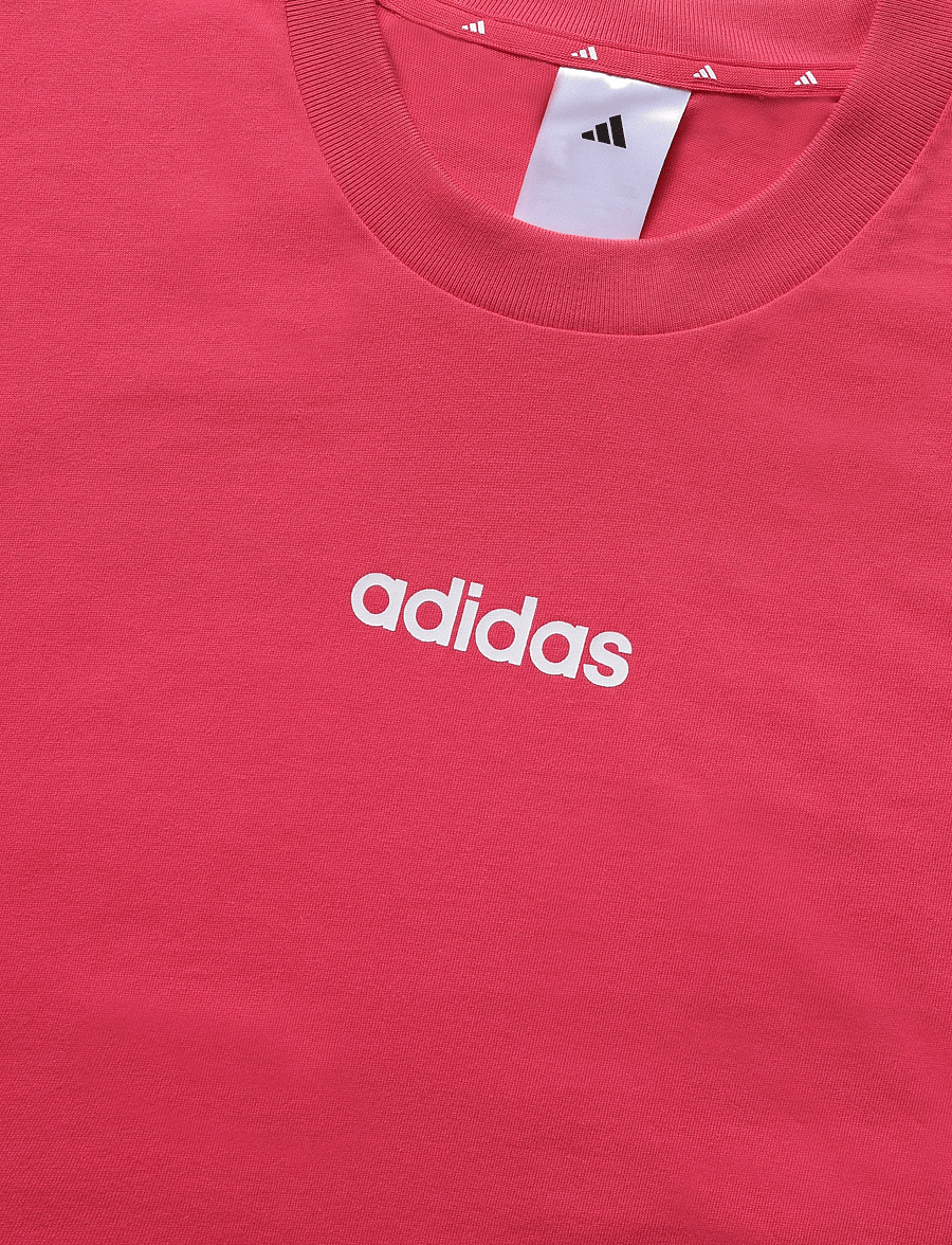 adidas Sportswear - W LIN SJ T - alussärgid ja t-särgid - powpnk/white - 2