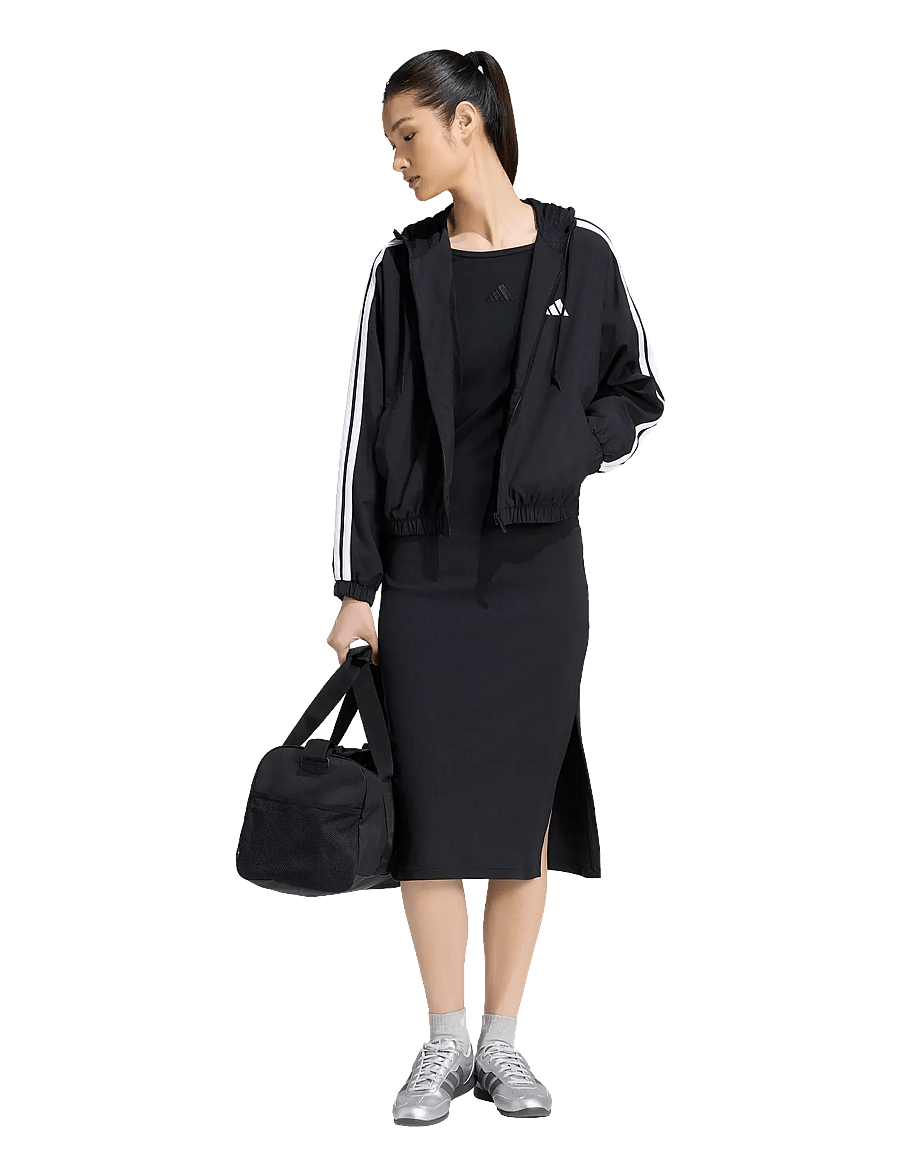 adidas Sportswear - W 3S WV WB - vabaaja jakid - black/white - 0
