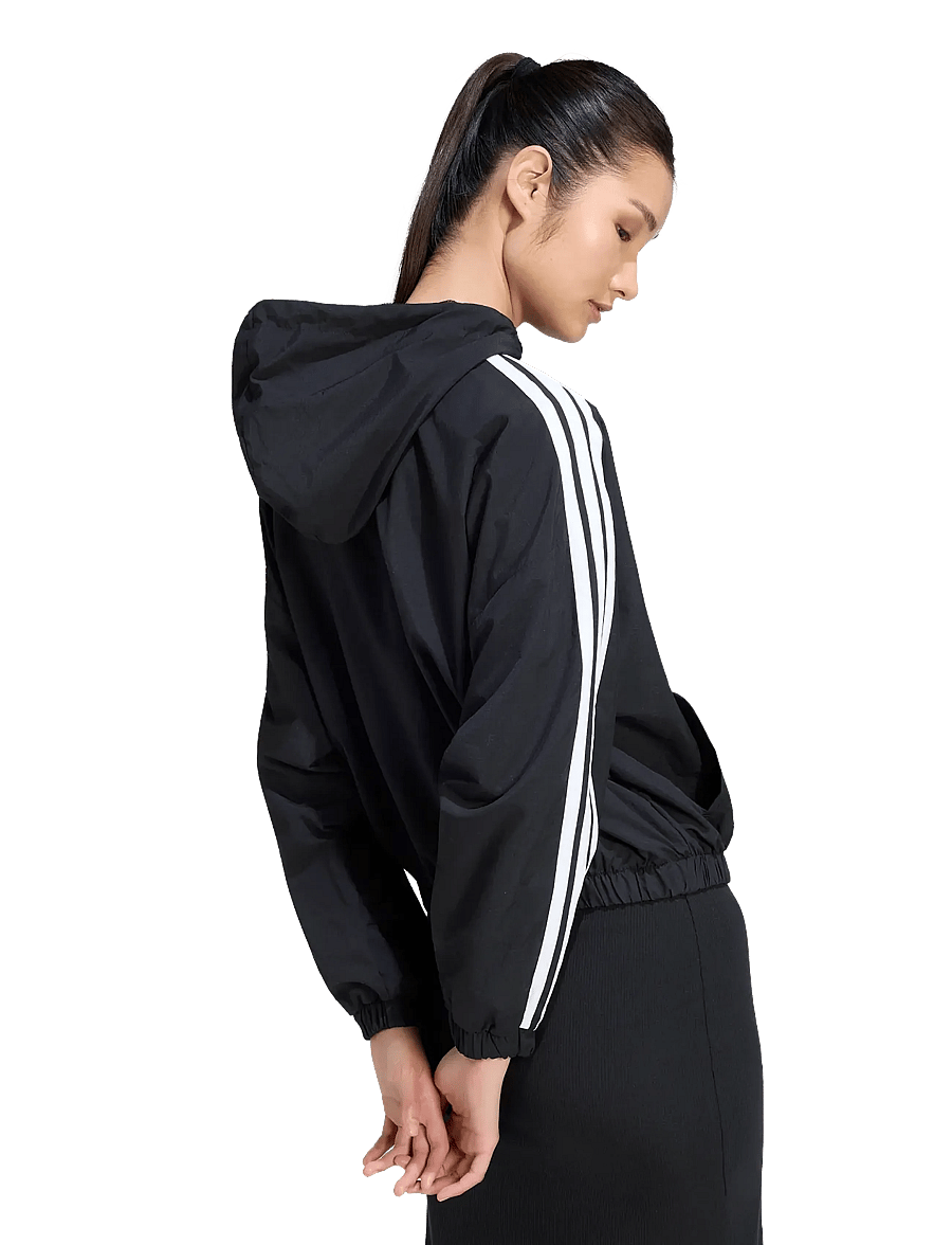 adidas Sportswear - W 3S WV WB - vabaaja jakid - black/white - 5
