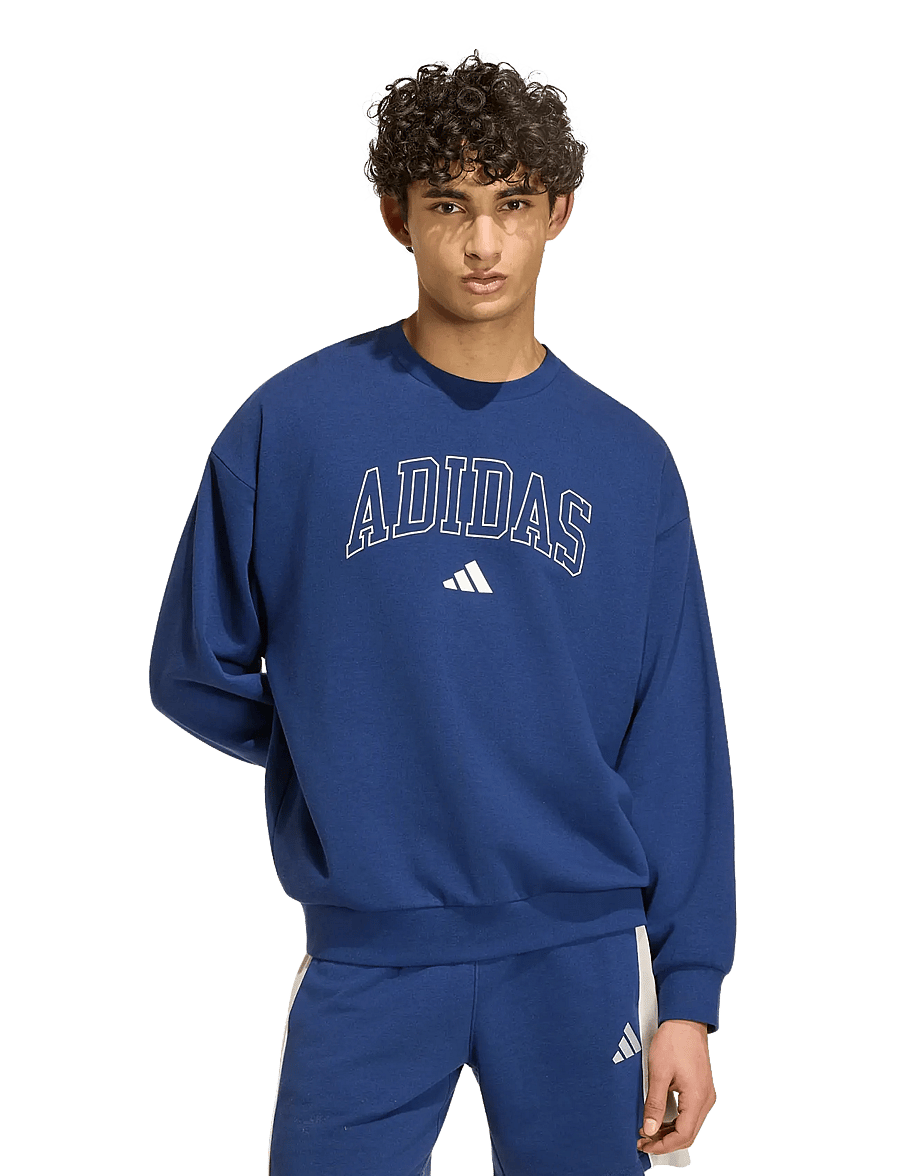adidas Sportswear - M COLL FT CRW - alussärgid - dkblue/ivory - 2