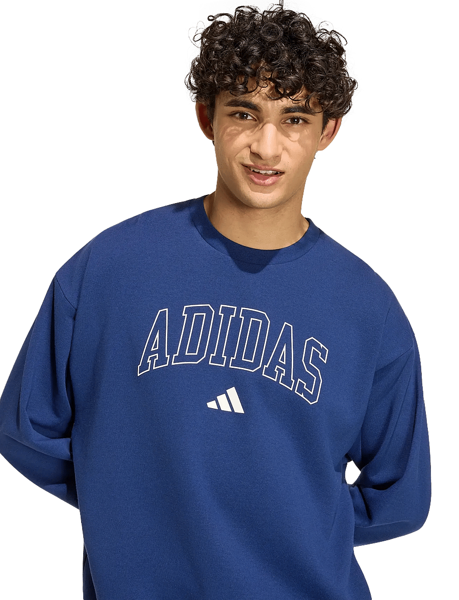 adidas Sportswear - M COLL FT CRW - alussärgid - dkblue/ivory - 3