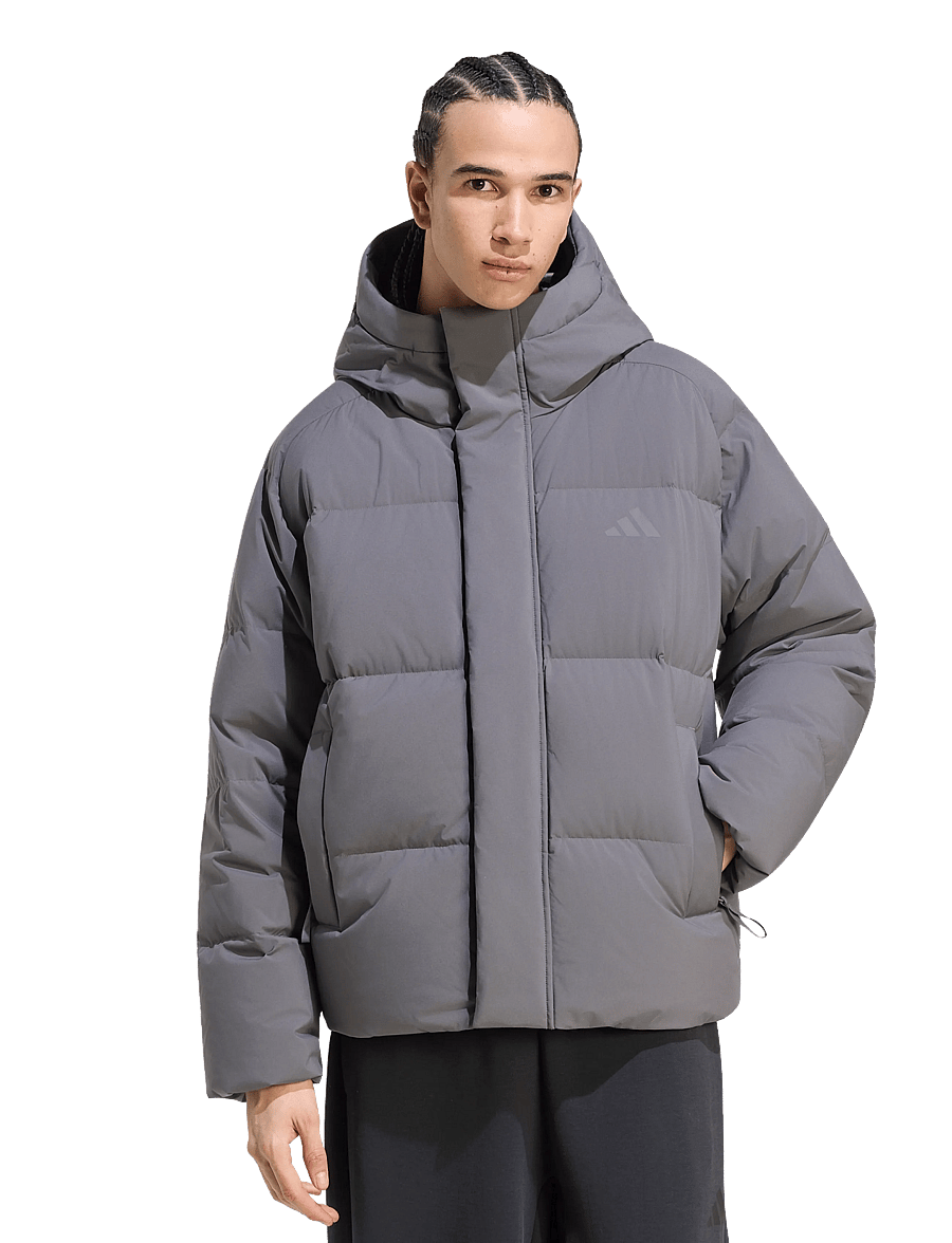 adidas Sportswear - DOWN PUF HD JKT - friluftsjakker - grefiv - 2