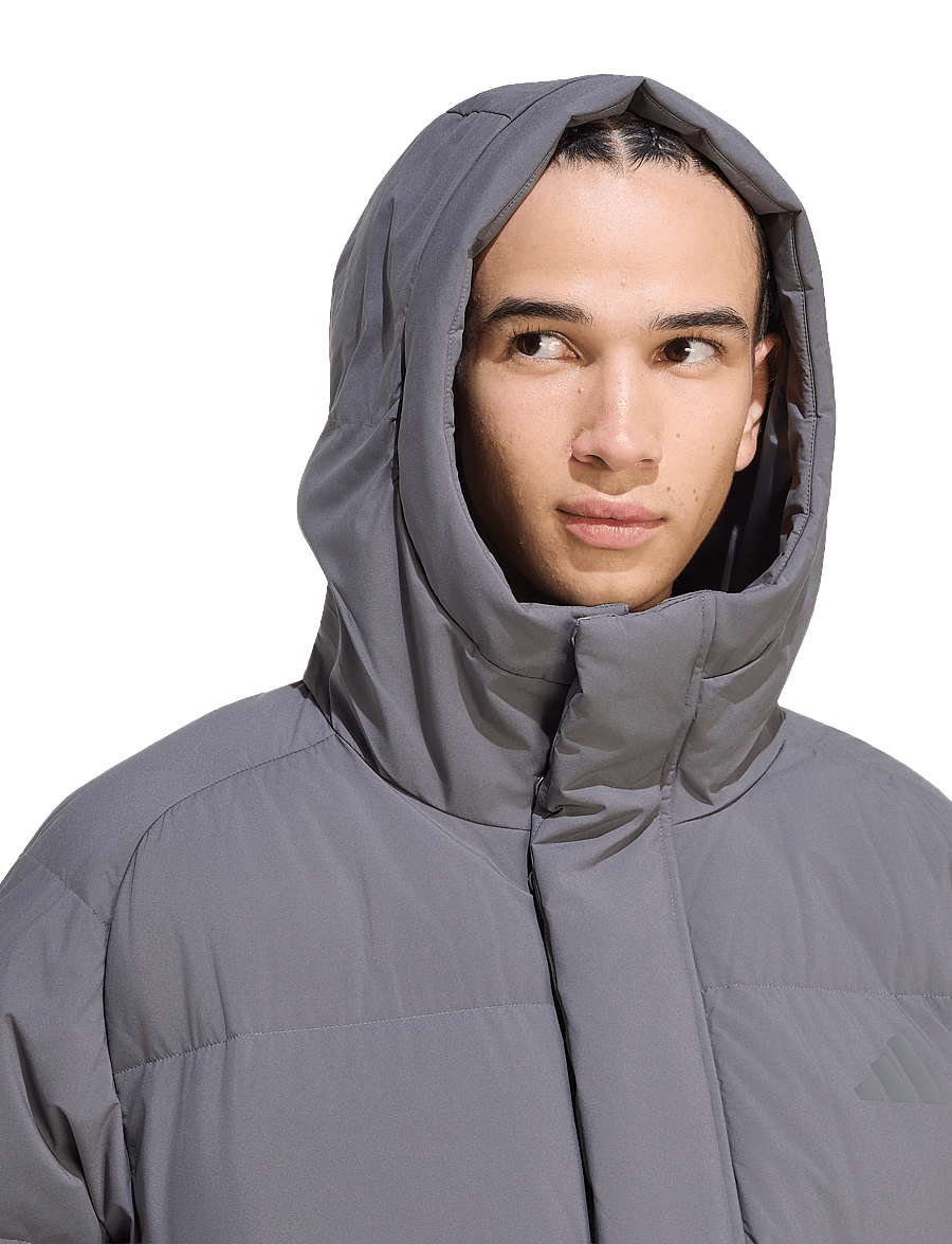 adidas Sportswear - DOWN PUF HD JKT - friluftsjakker - grefiv - 3
