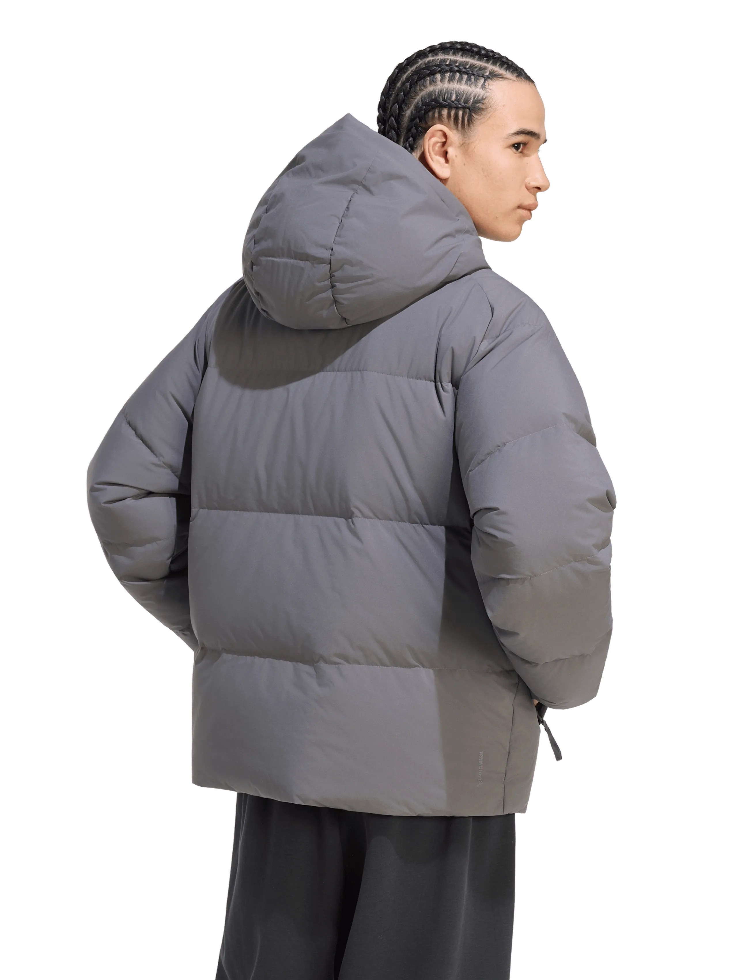 adidas Sportswear - DOWN PUF HD JKT - friluftsjakker - grefiv - 5