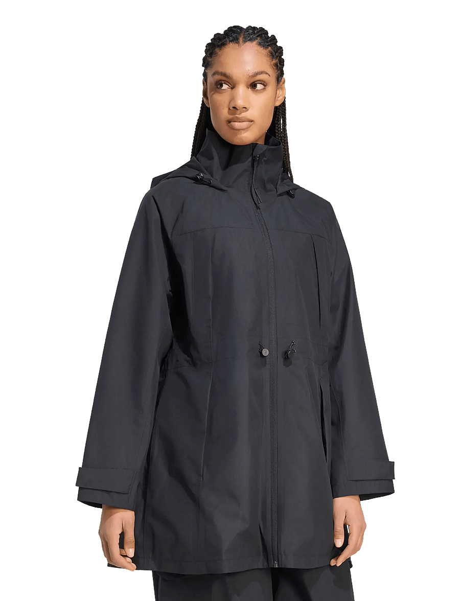 adidas Sportswear - W CITY RAIN PAR - overtøj - black - 0