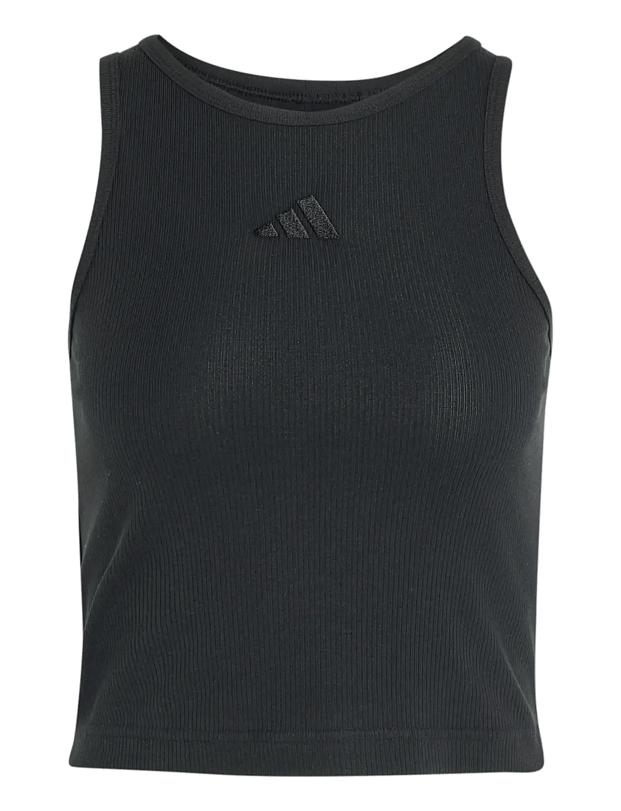 adidas Sportswear - W AK SL RIB TNK - tanktops - black - 1