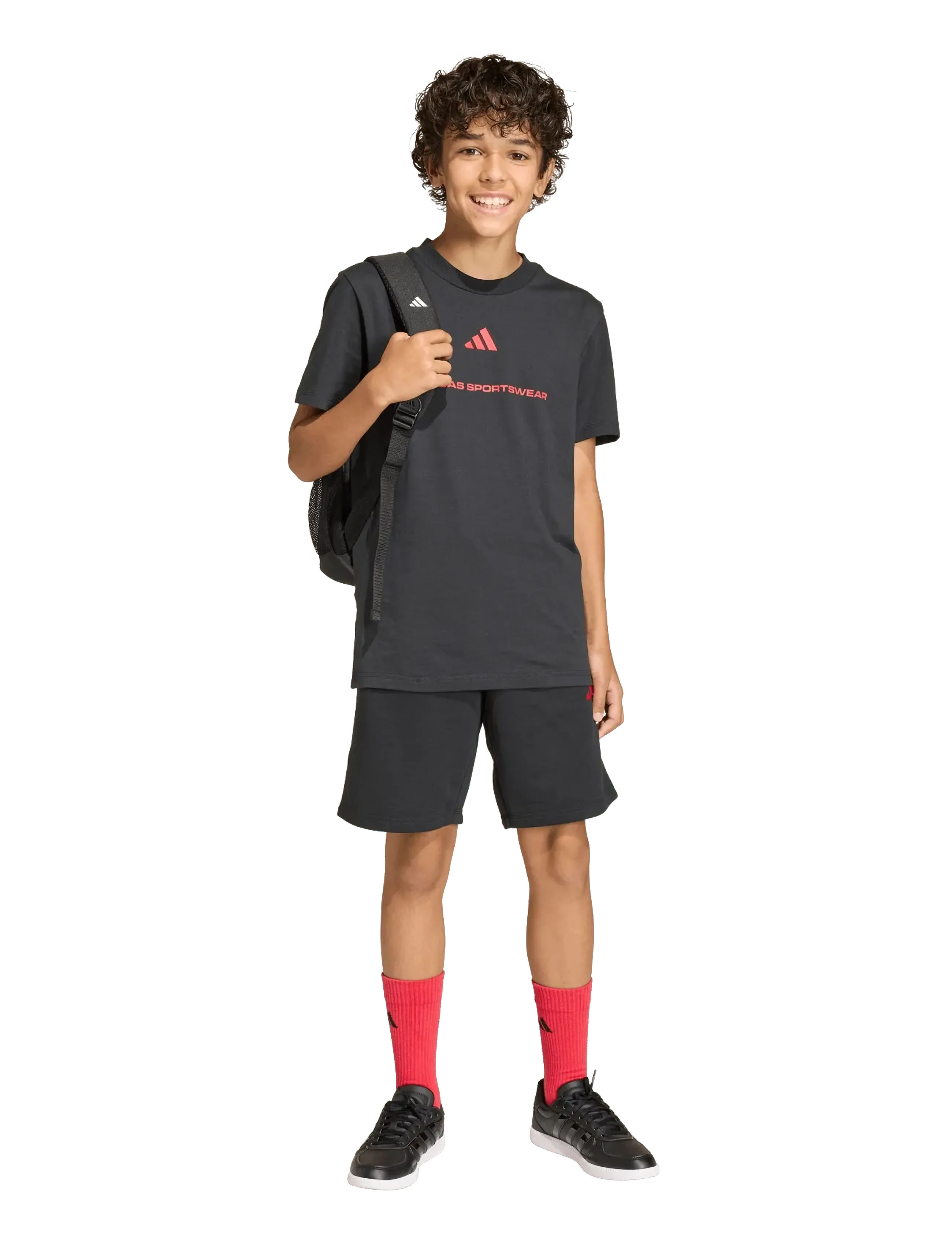 adidas Sportswear B FT SHO - Sweatshorts - BLACK/PURRUB / black