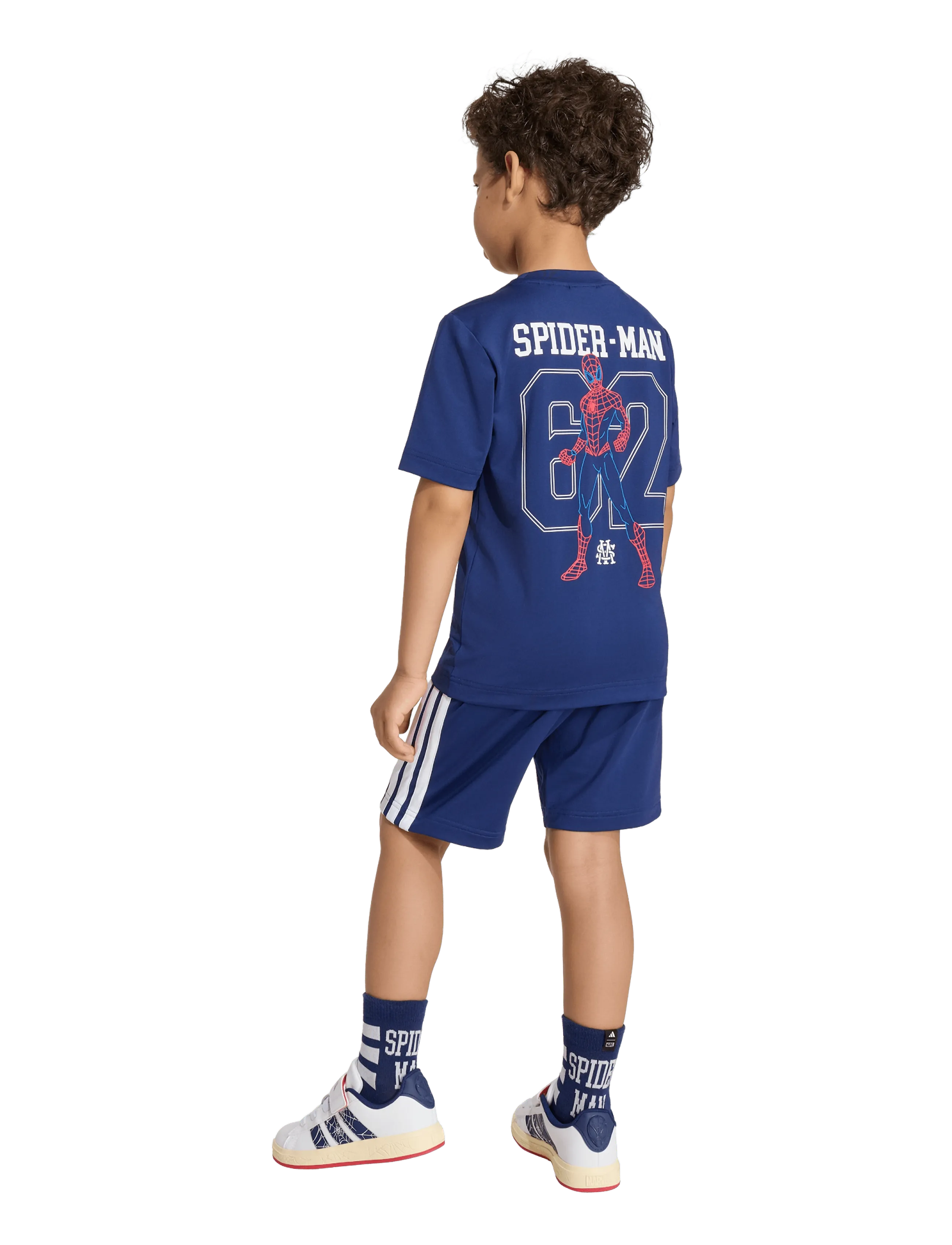 adidas Sportswear - LK MRVL SM SPOR - 2-osalised komplektid - dkblue/white - 5