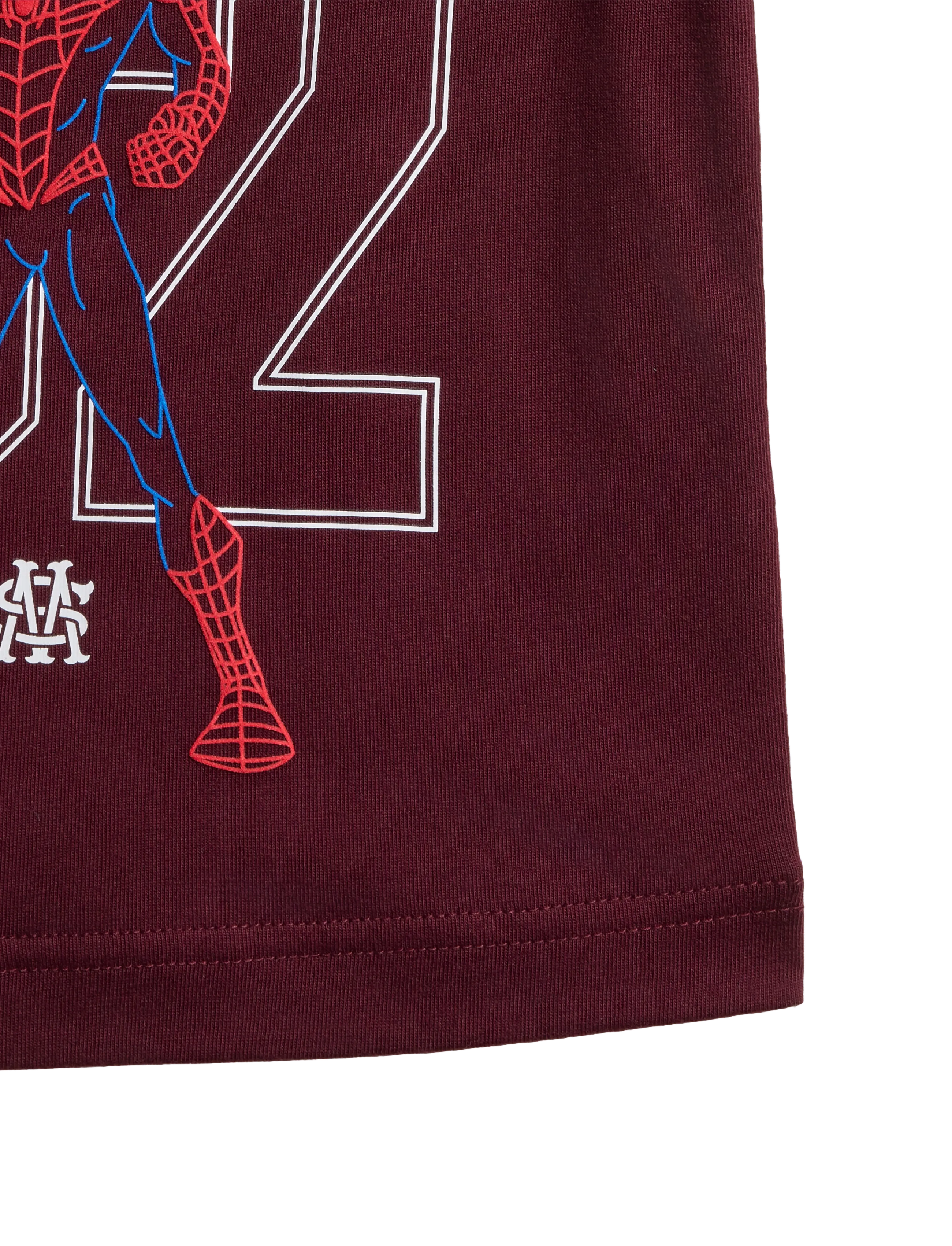 adidas Sportswear - I MRVL SM T SET - maroon/black - 5