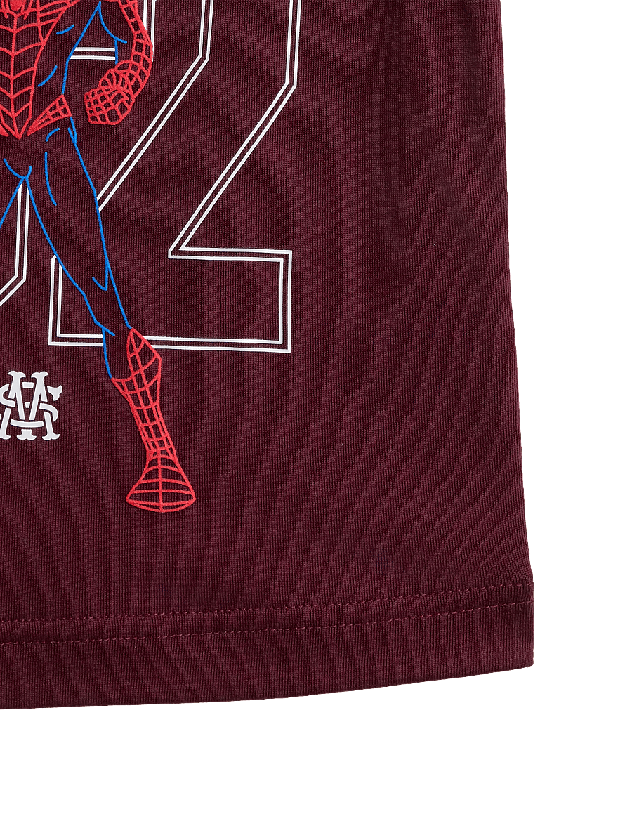 adidas Sportswear - I MRVL SM T SET - 2-teilige sets - maroon/black - 5