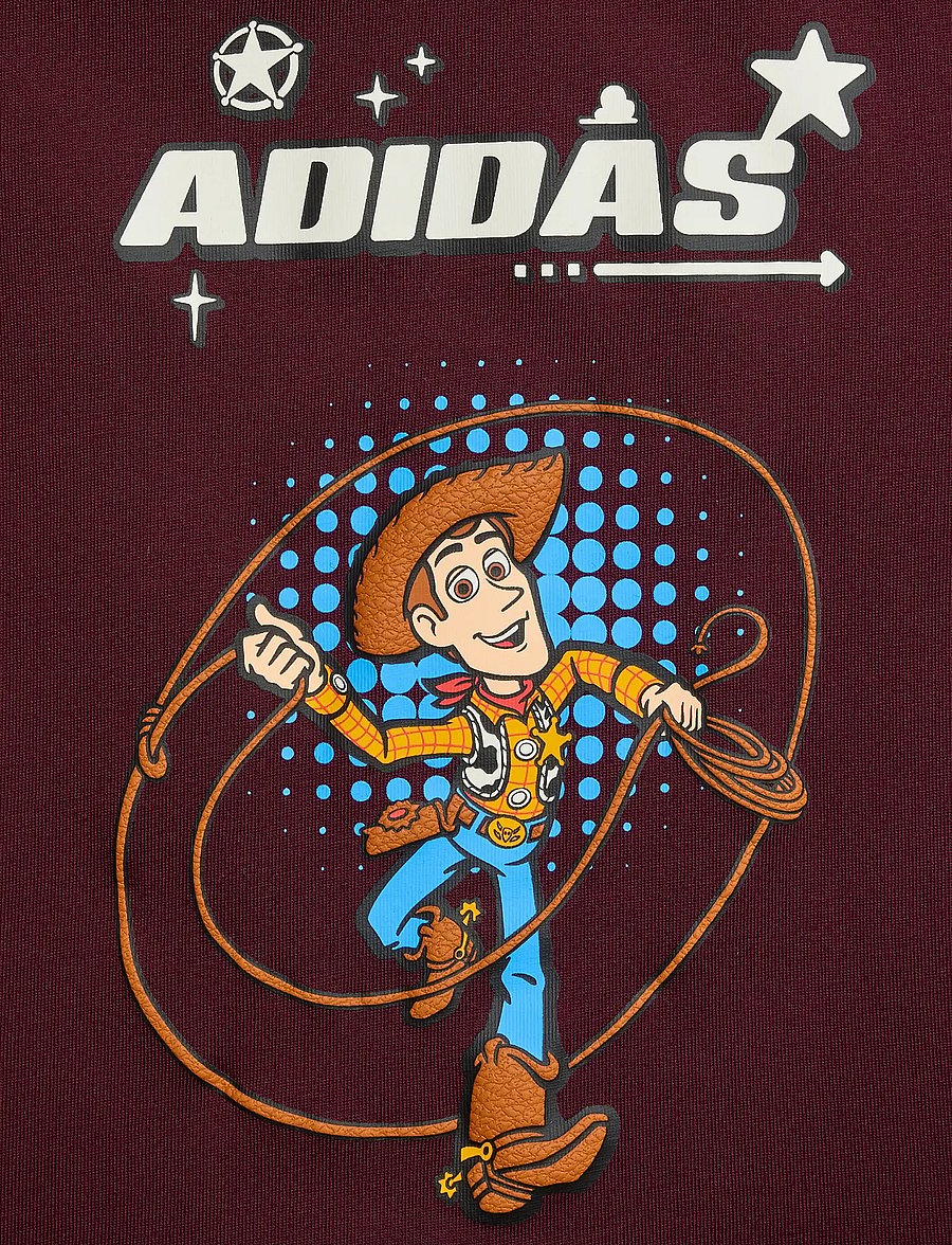 adidas Sportswear - I DY TS T SET - 2-osalised komplektid - maroon/owhite - 4
