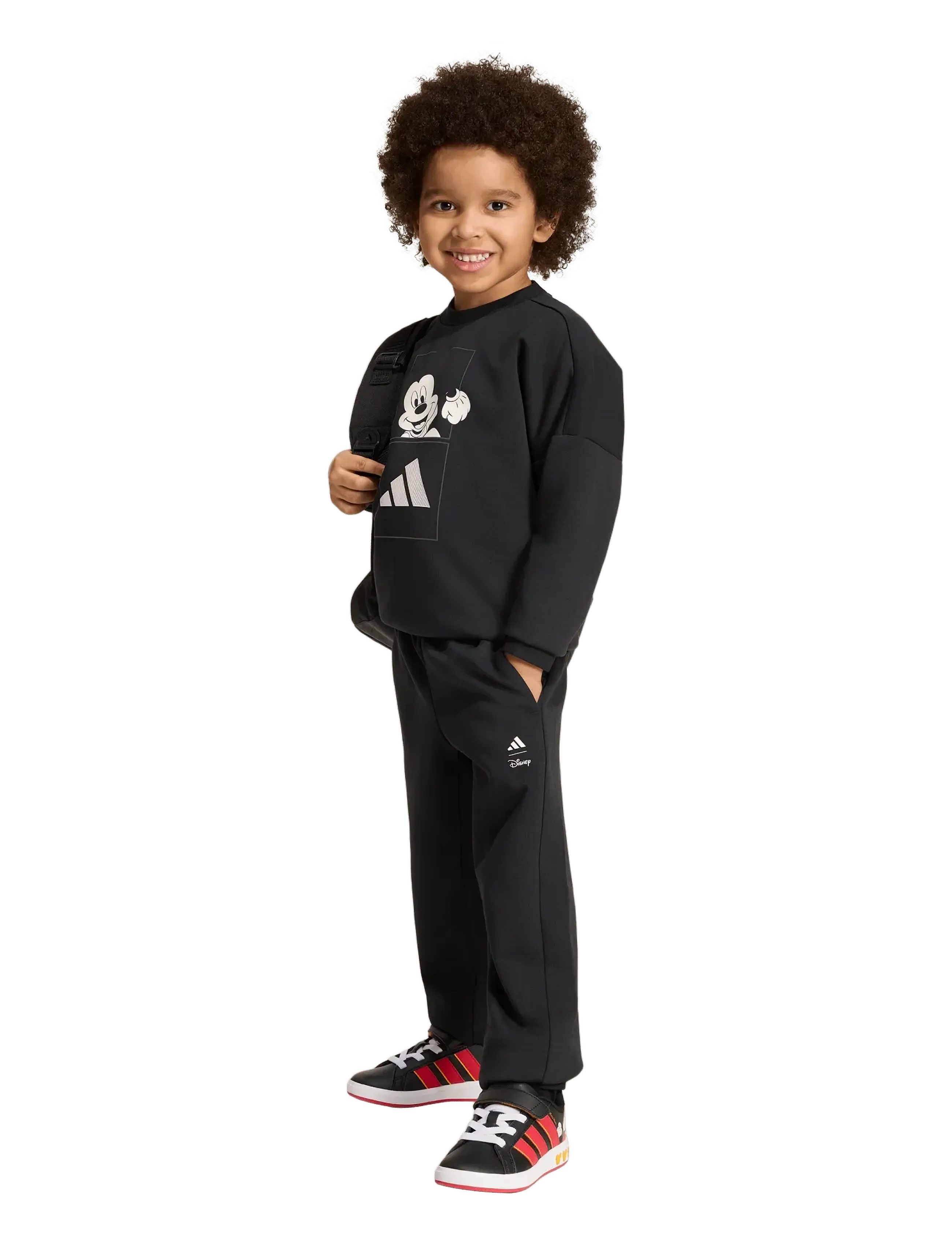 adidas Sportswear LK DY MM JOG - Sportanzüge - BLACK/OWHITE / black