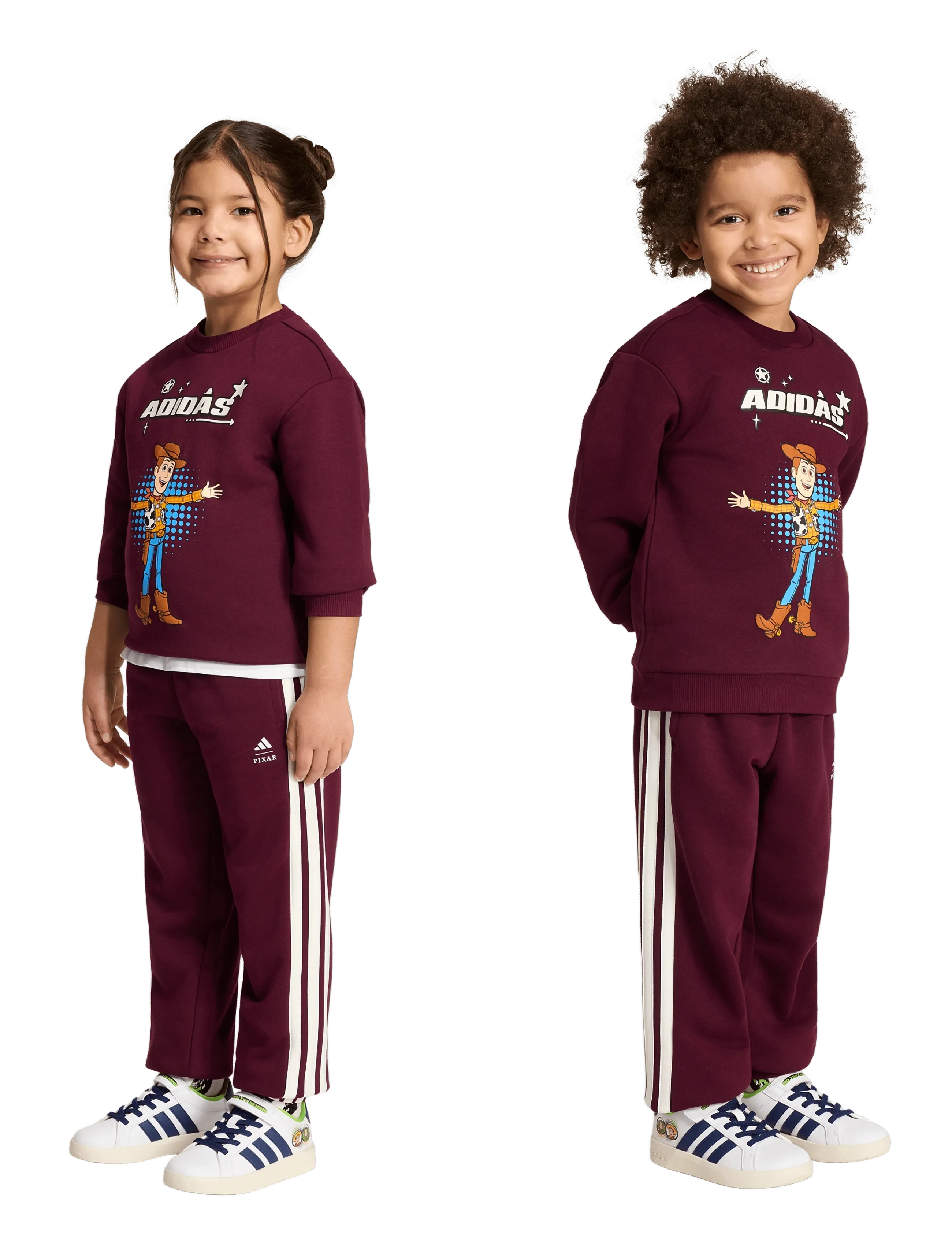 adidas Sportswear - LK DY TS T JOG - trainingsanzug - maroon/owhite - 0