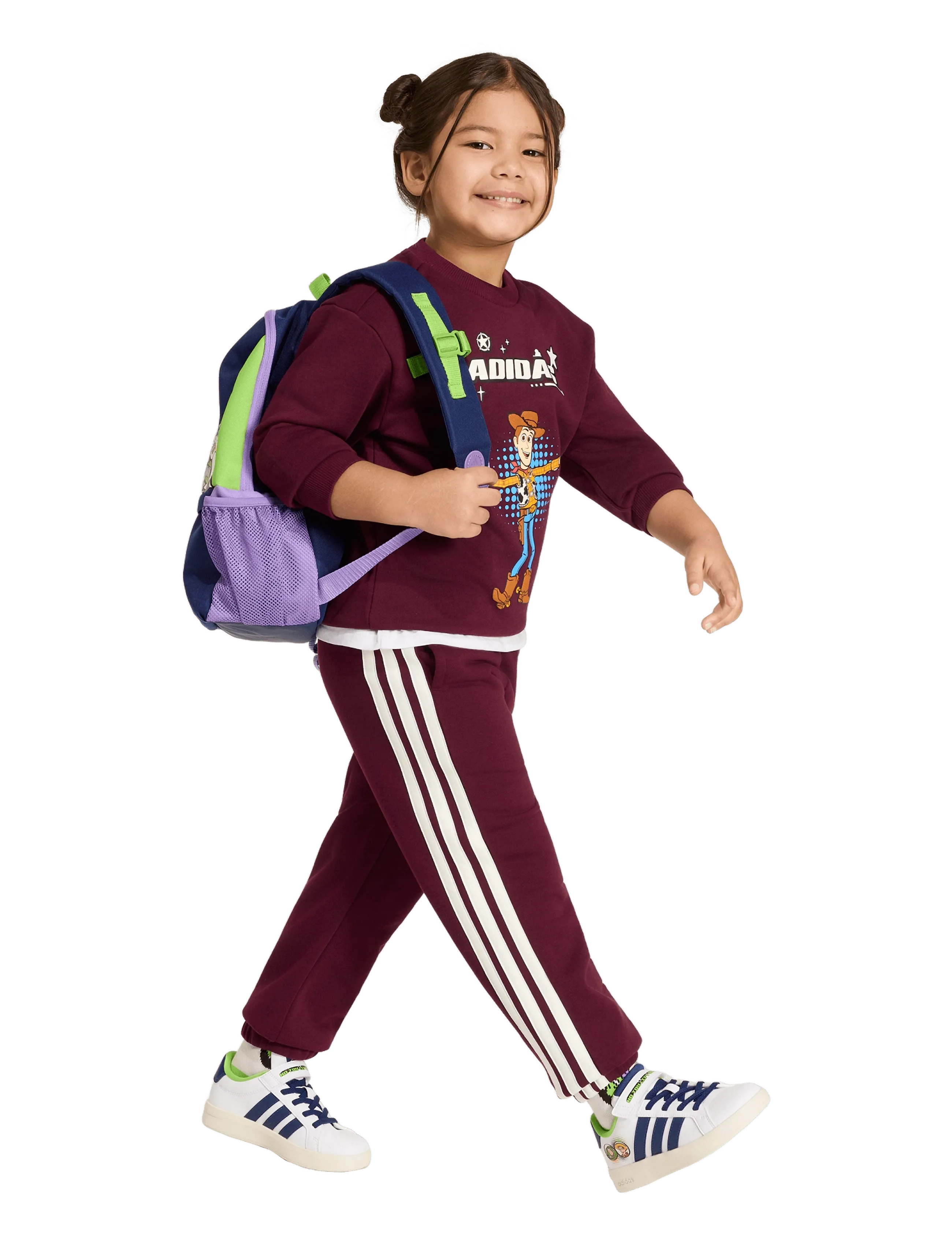 adidas Sportswear - LK DY TS T JOG - trainingsanzug - maroon/owhite - 5