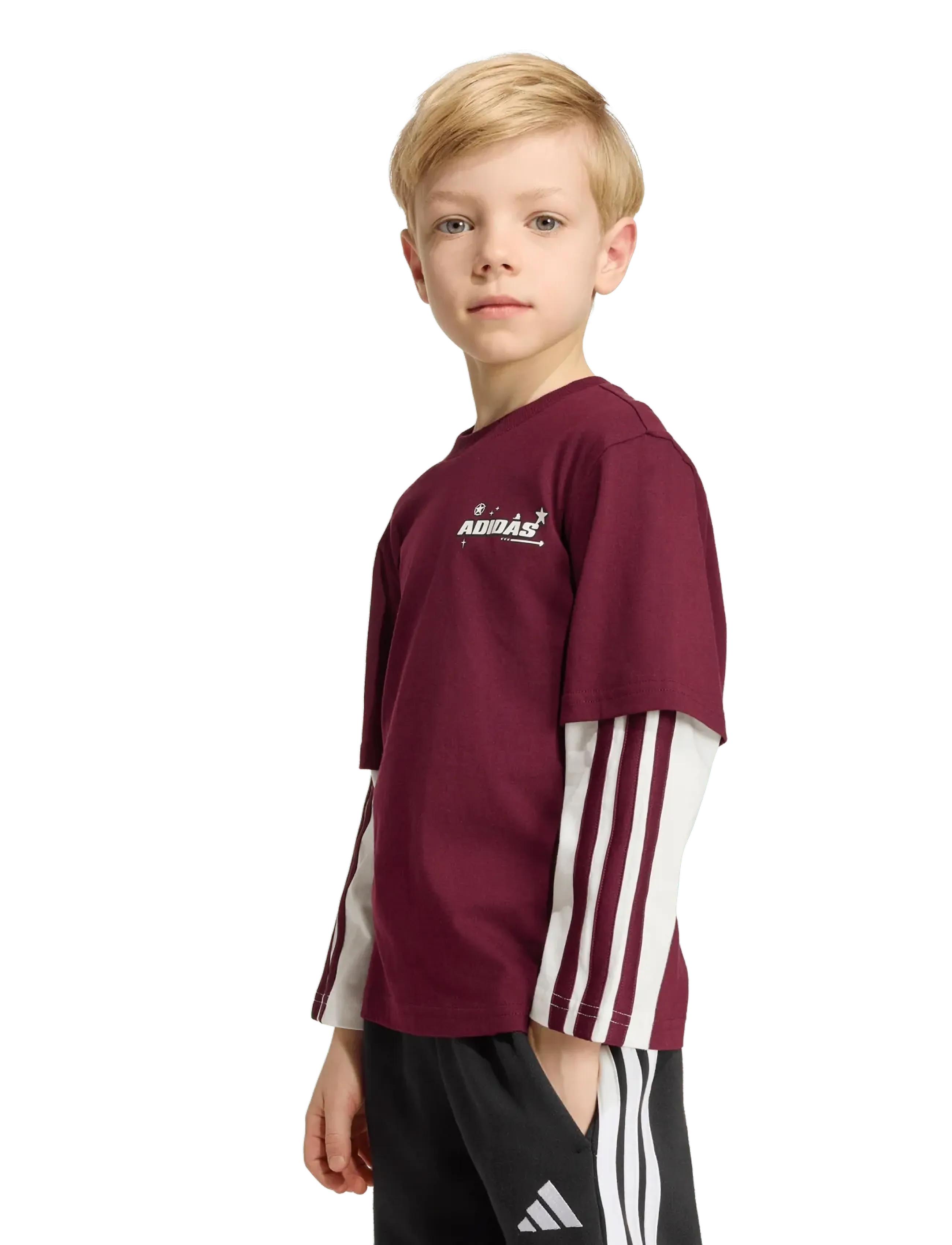 adidas Sportswear - LK DY TS T - sportstoppe - maroon/owhite - 3