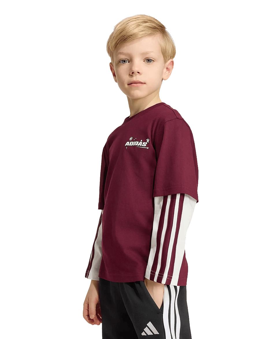 adidas Sportswear - LK DY TS T - sportstoppe - maroon/owhite - 3