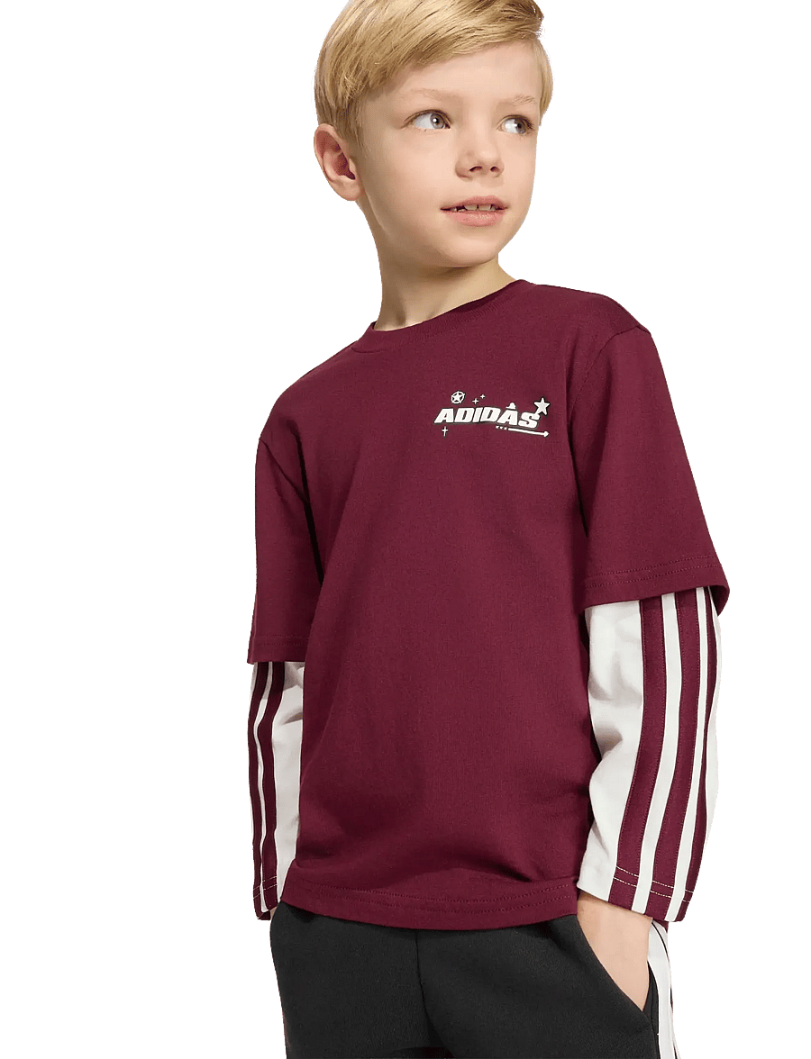 adidas Sportswear - LK DY TS T - sportstoppe - maroon/owhite - 5