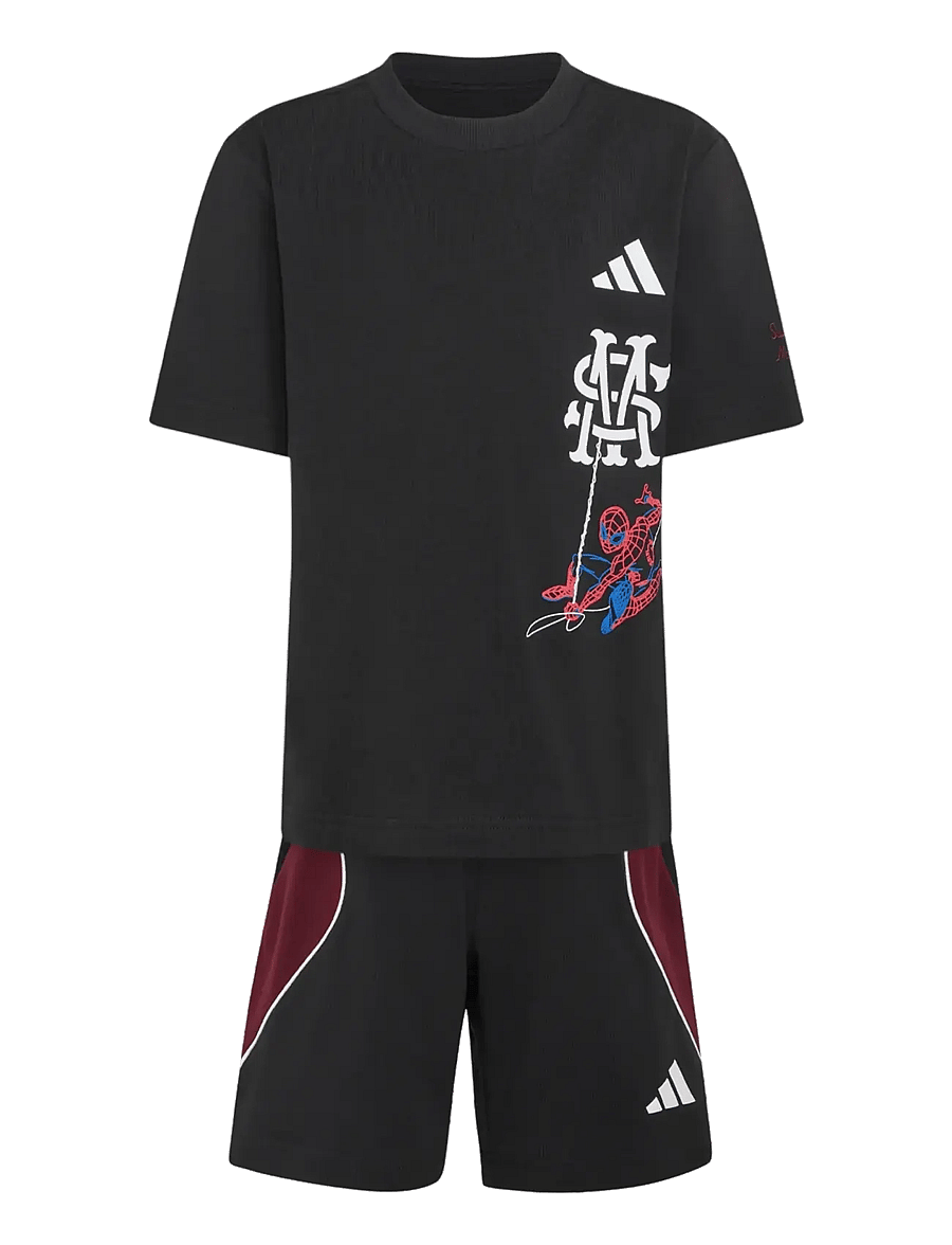 adidas Sportswear - LK MRVL SM TSET - 2-osalised komplektid - black/white - 1