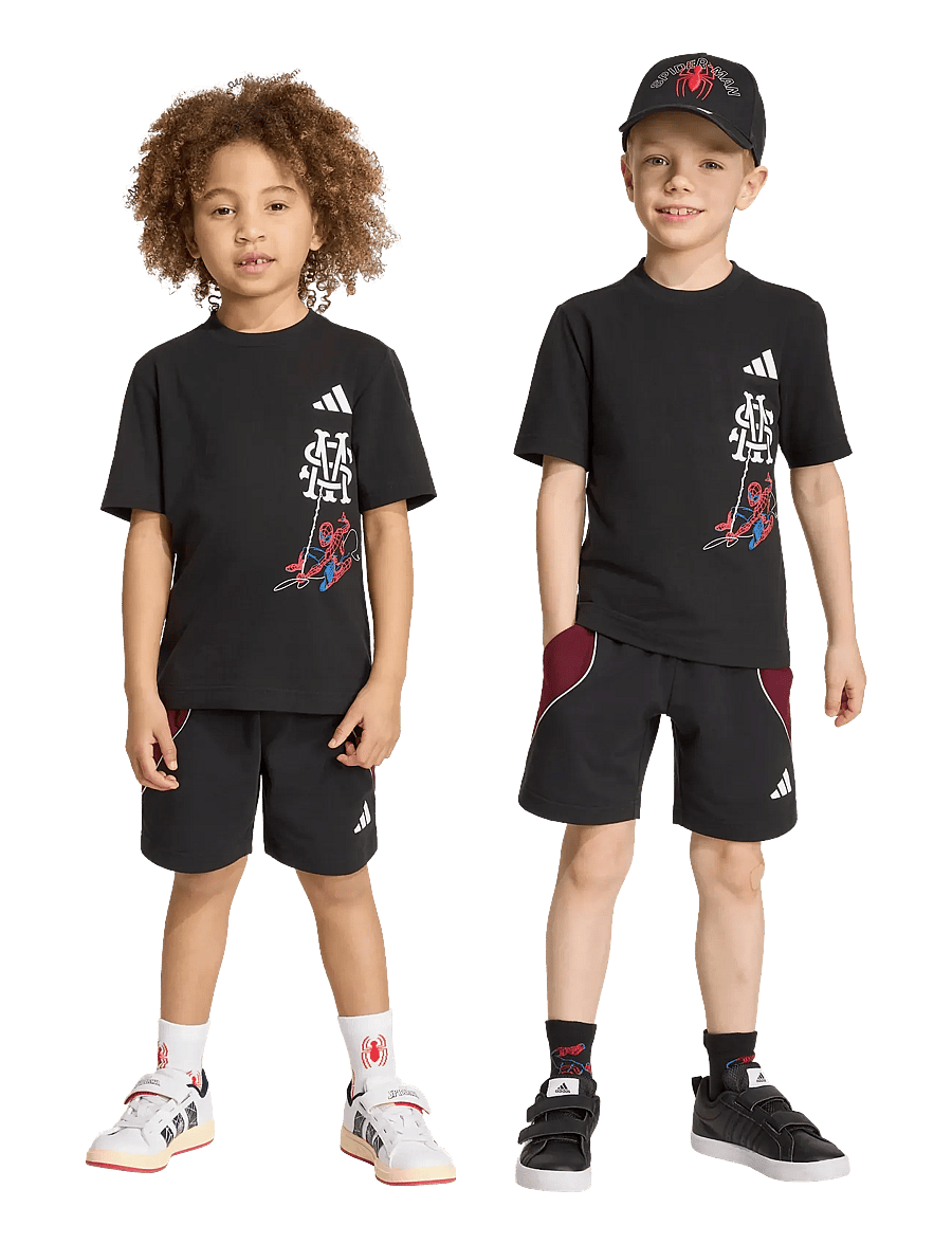 adidas Sportswear - LK MRVL SM TSET - 2-osalised komplektid - black/white - 4